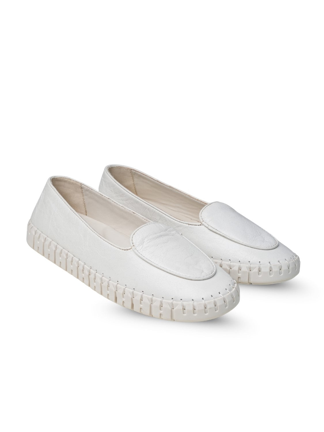 EZOK Women's Leather Loafers | Stylish Slip-On Design with Cushioned Insole | Durable, Comfortable & Trendy for Casual Wear