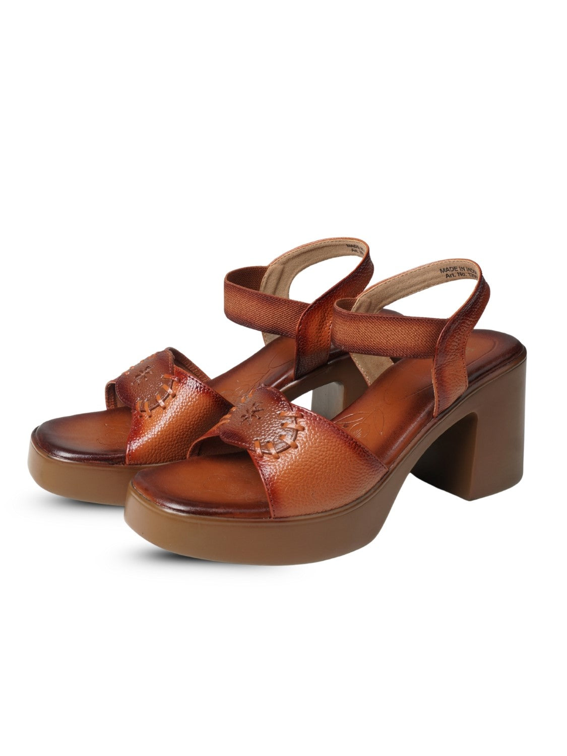 Ezok Women's Casual Genuine Leather Sandals | Stylish Open-Toe Design with Cushioned Insole | Comfortable & Trendy for Everyday Wear