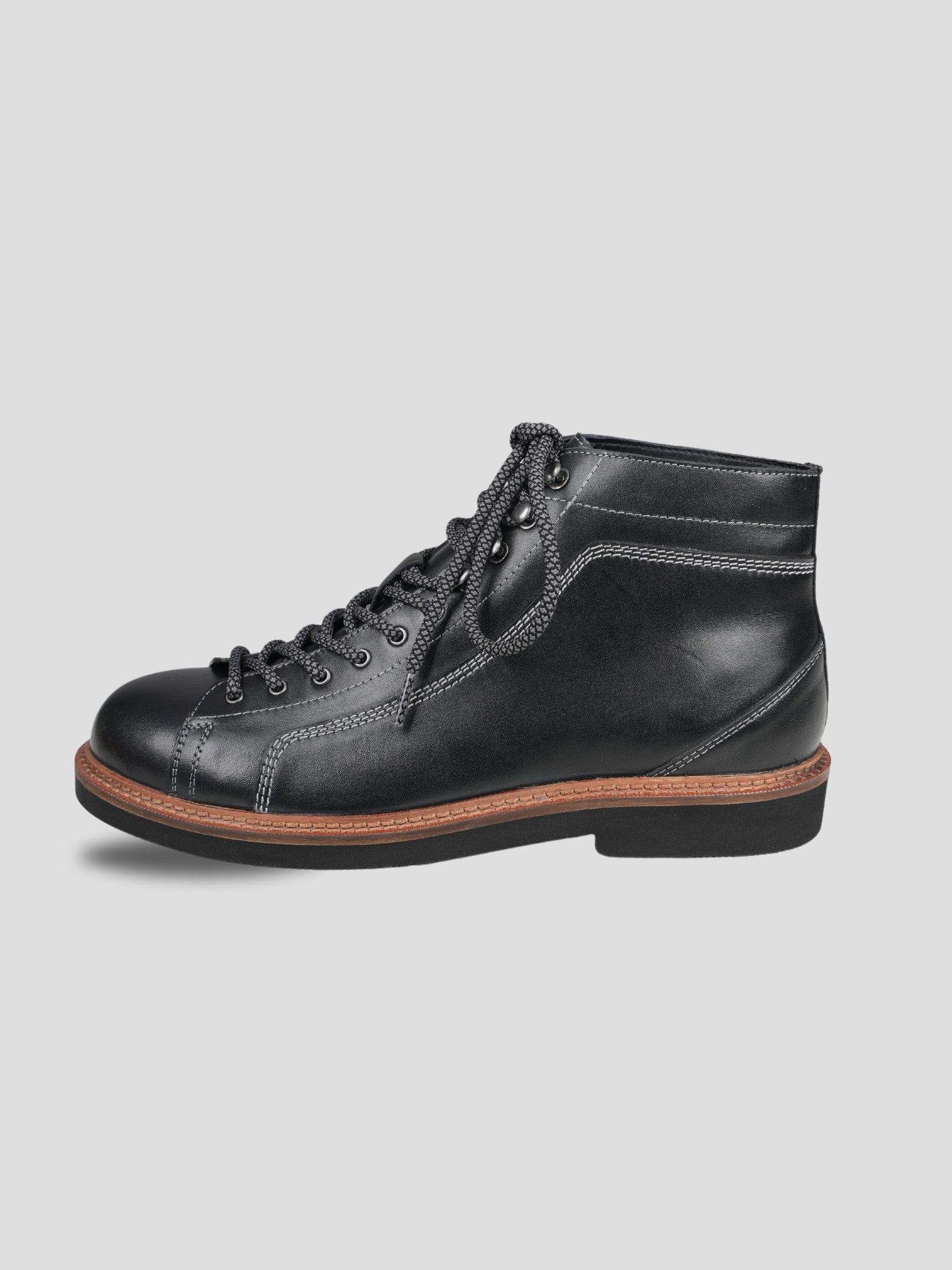 Ezok lace Up leather Boots for Men