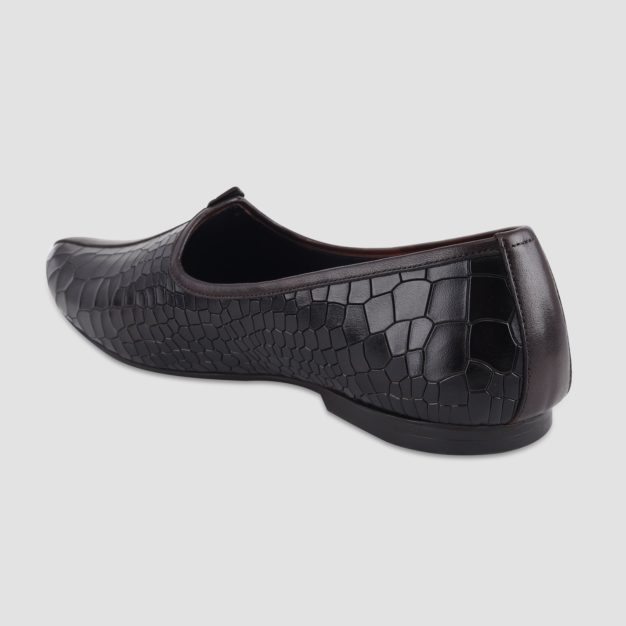 Ezok Chocolate Leather Loafer For Men