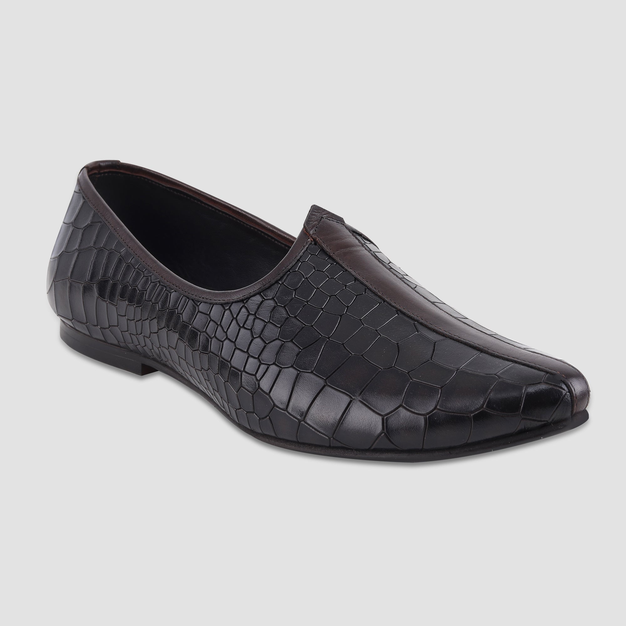 Ezok Chocolate Leather Loafer For Men