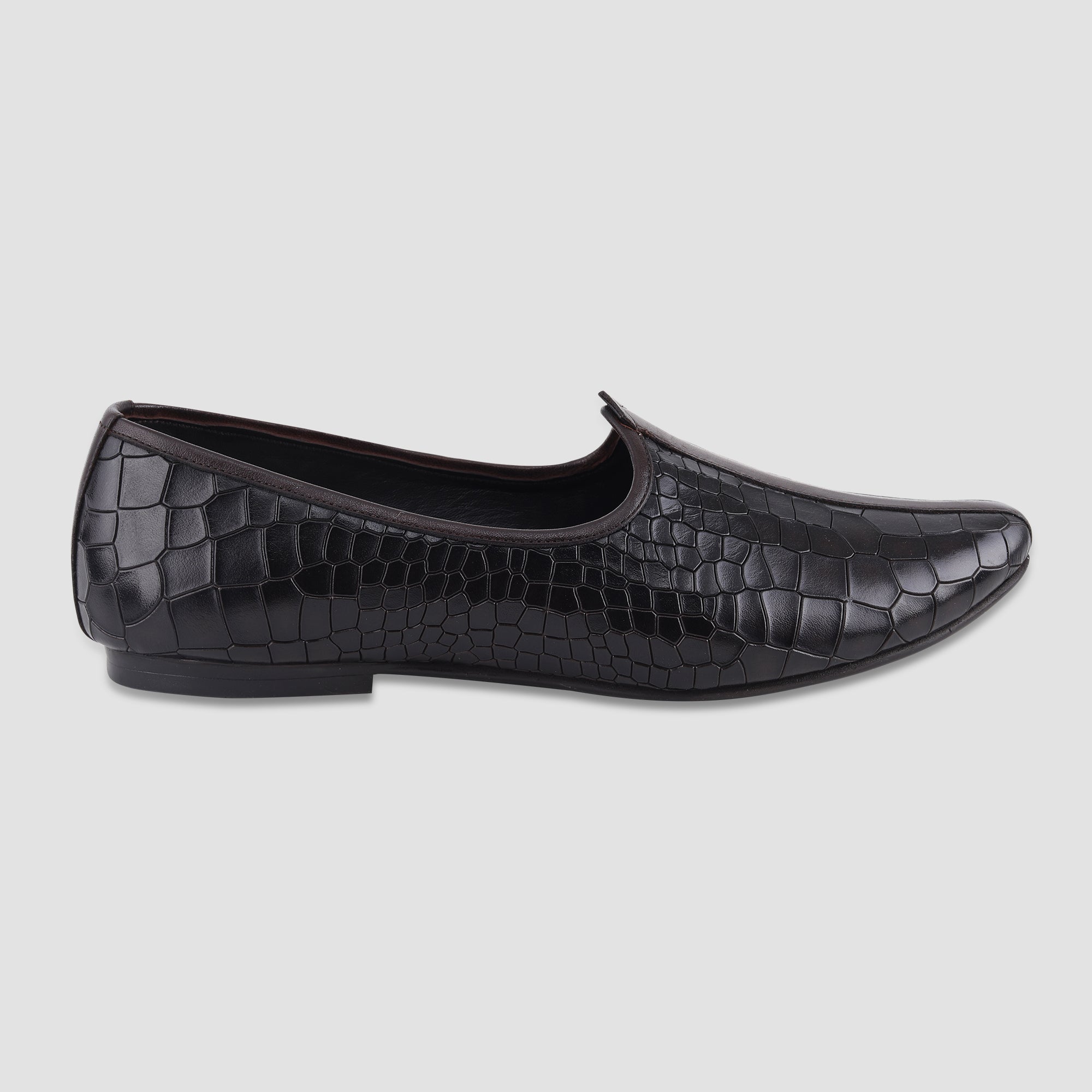 Ezok Chocolate Leather Loafer For Men