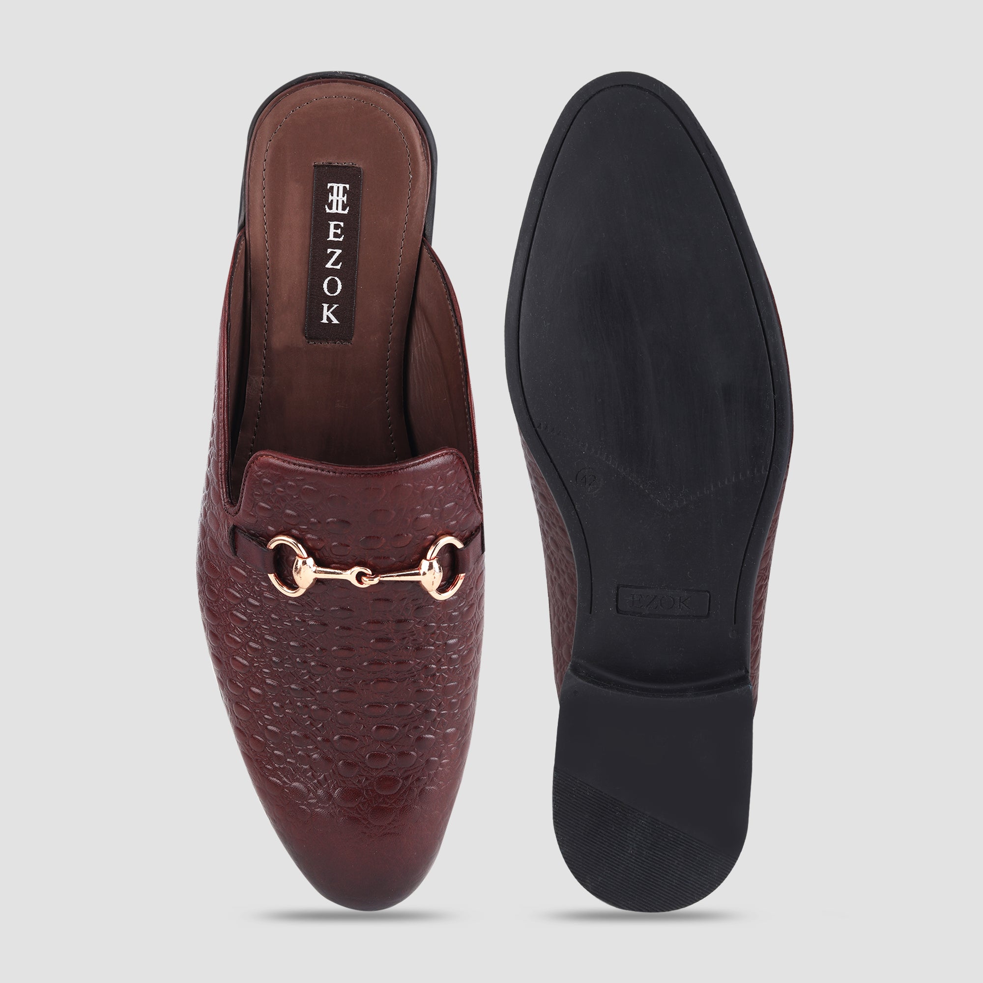 Ezok Leather Casual Shoes For Men