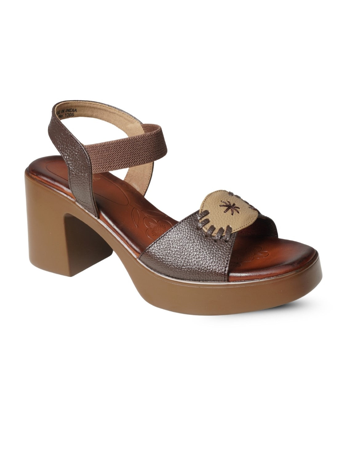 Ezok Women's Casual Genuine Leather Sandals | Stylish Open-Toe Design with Cushioned Insole | Comfortable & Trendy for Everyday Wear