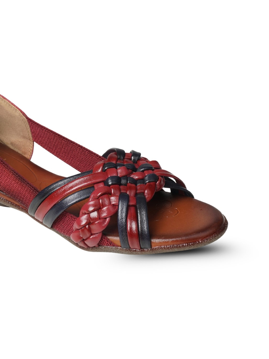 Ezok Women's Casual Genuine Leather Sandals | Stylish Open-Toe Design with Cushioned Insole | Comfortable & Trendy for Everyday Wear