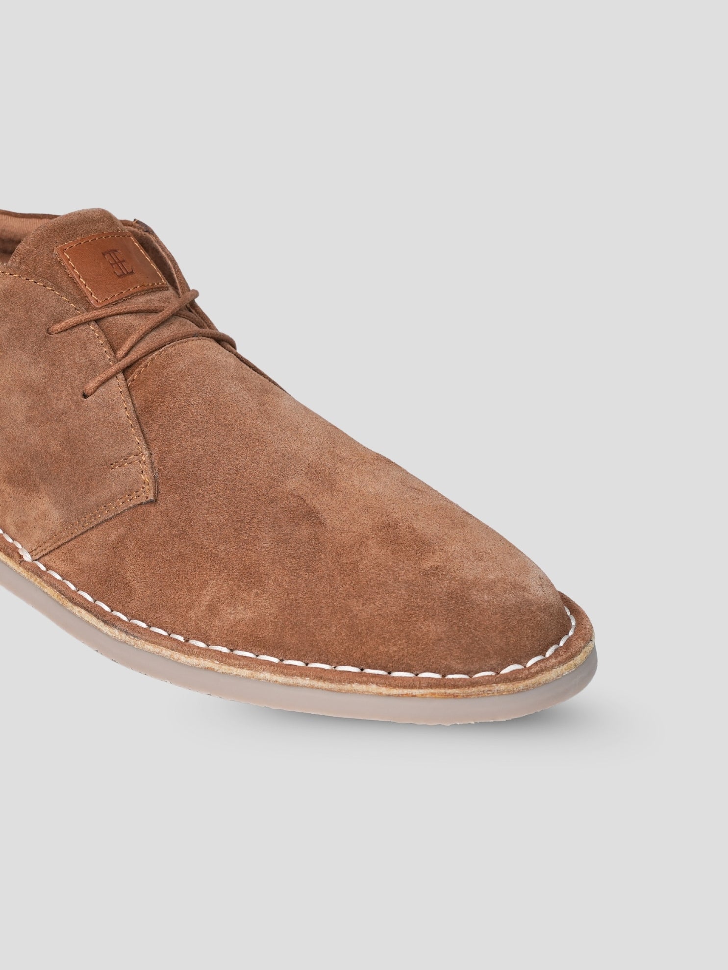 EZOK Men’s Leather Lace-Up Boots | Premium Snuff Camel Leather | Durable TPR Sole | Casual & Semi-Casual Wear