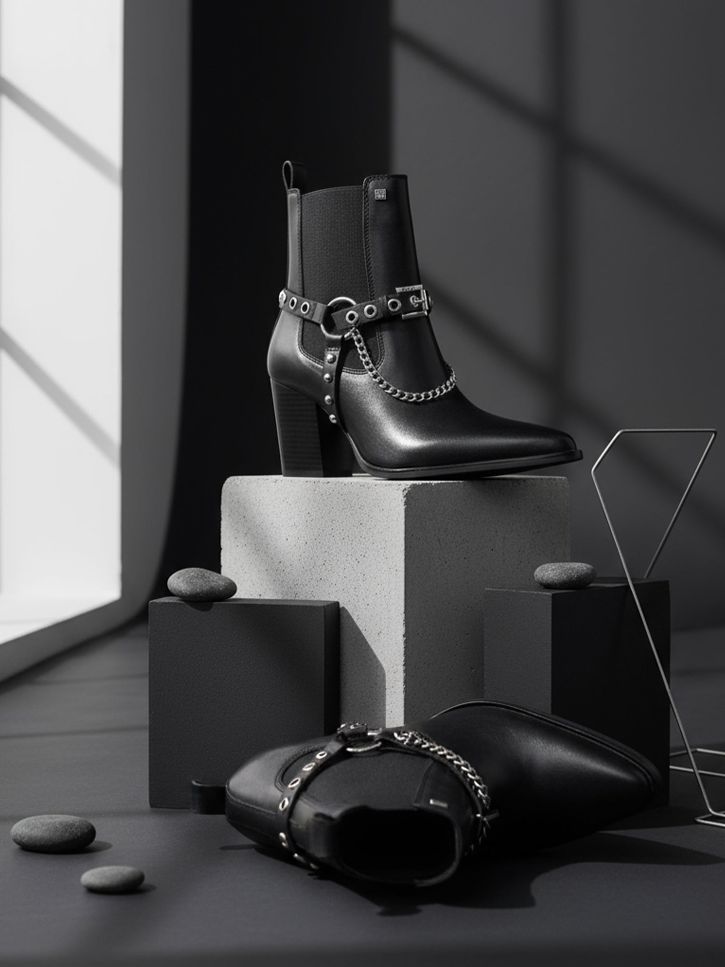 EZOK Women's Leather Chelsea Boots | Stylish Slip-On Design with Cushioned Insole | Durable, Comfortable & Trendy for Casual Wear