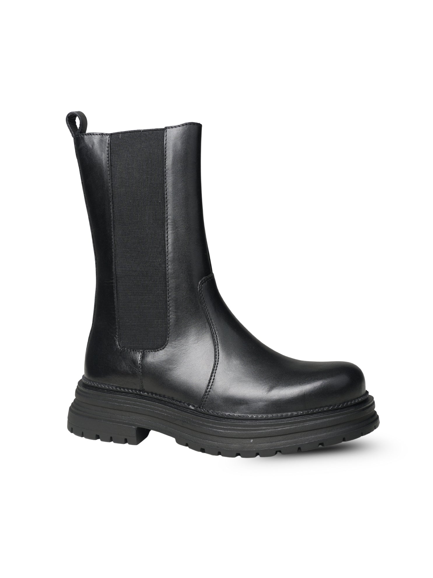 EZOK Women's Leather Chelsea Boots | Stylish Lace-Up Design with Cushioned Insole | Durable, Comfortable & Trendy for Casual Wear