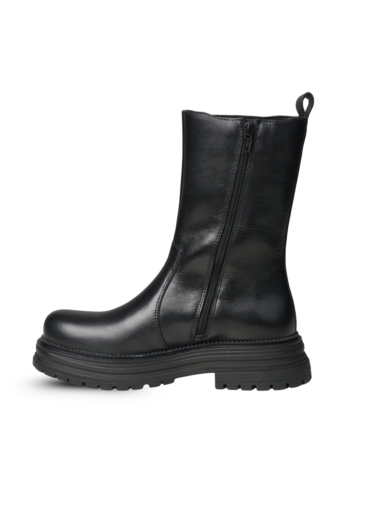 EZOK Women's Leather Chelsea Boots | Stylish Lace-Up Design with Cushioned Insole | Durable, Comfortable & Trendy for Casual Wear