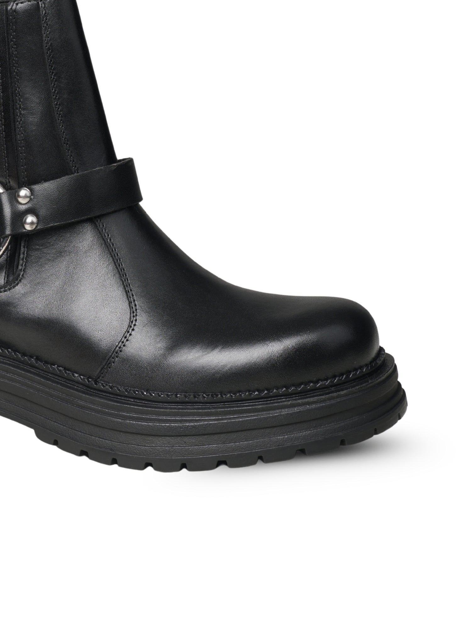 EZOK Women's Leather Chelsea Boots | Stylish Lace-Up Design with Cushioned Insole | Durable, Comfortable & Trendy for Casual Wear