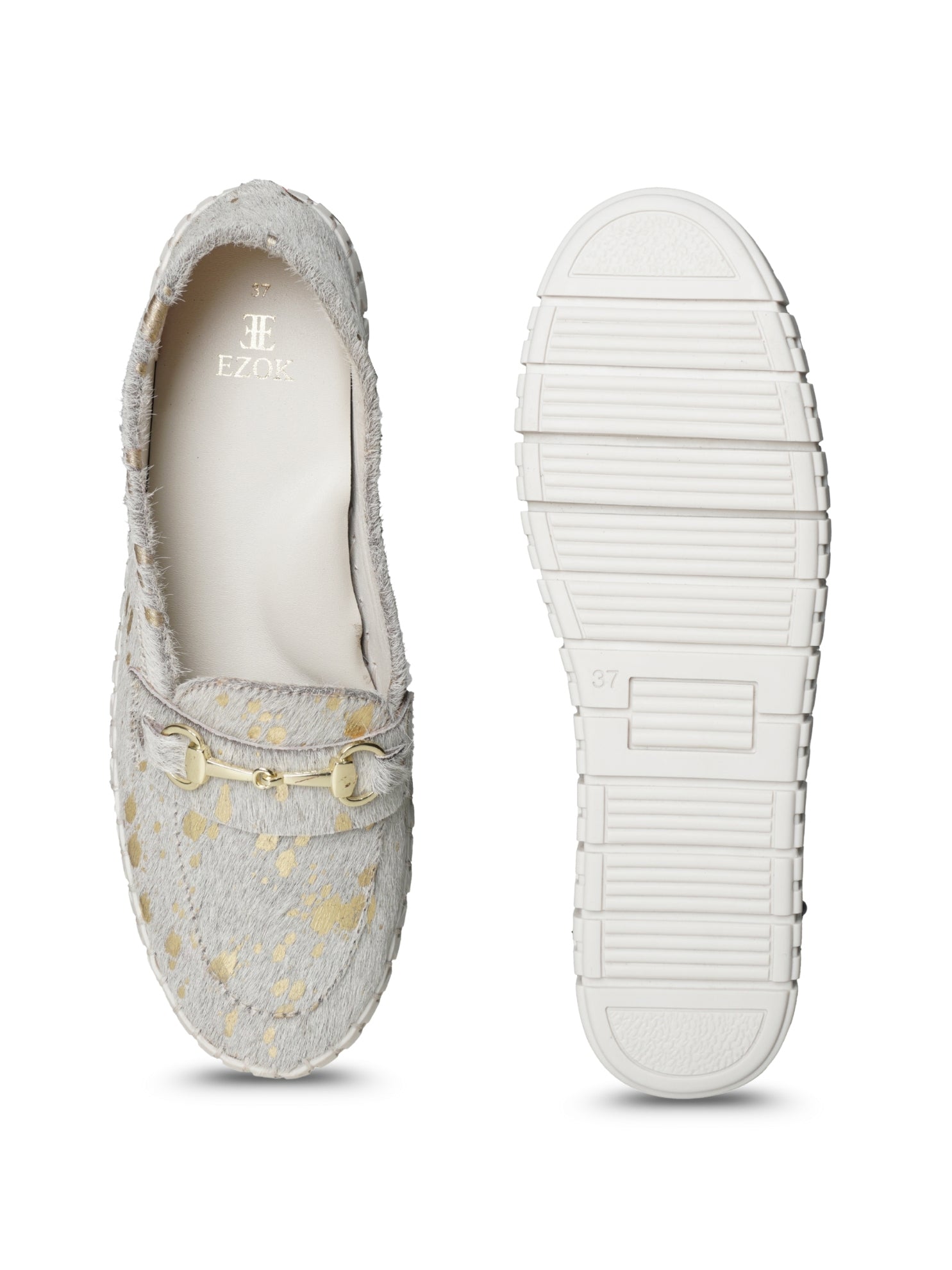 EZOK Women's Leather Ballerina | Stylish Slip-On Design with Cushioned Insole | Durable, Comfortable & Trendy for Casual Wear