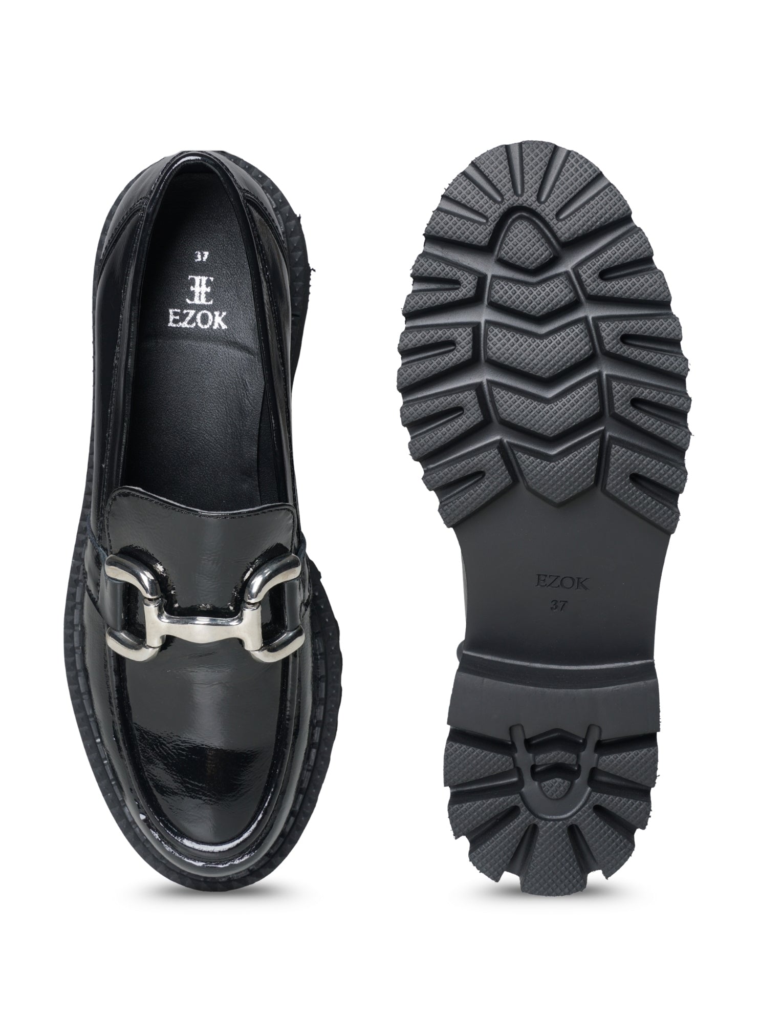 EZOK Women's Leather Ballerina | Stylish Slip-On Design with Cushioned Insole | Durable, Comfortable & Trendy for Casual Wear