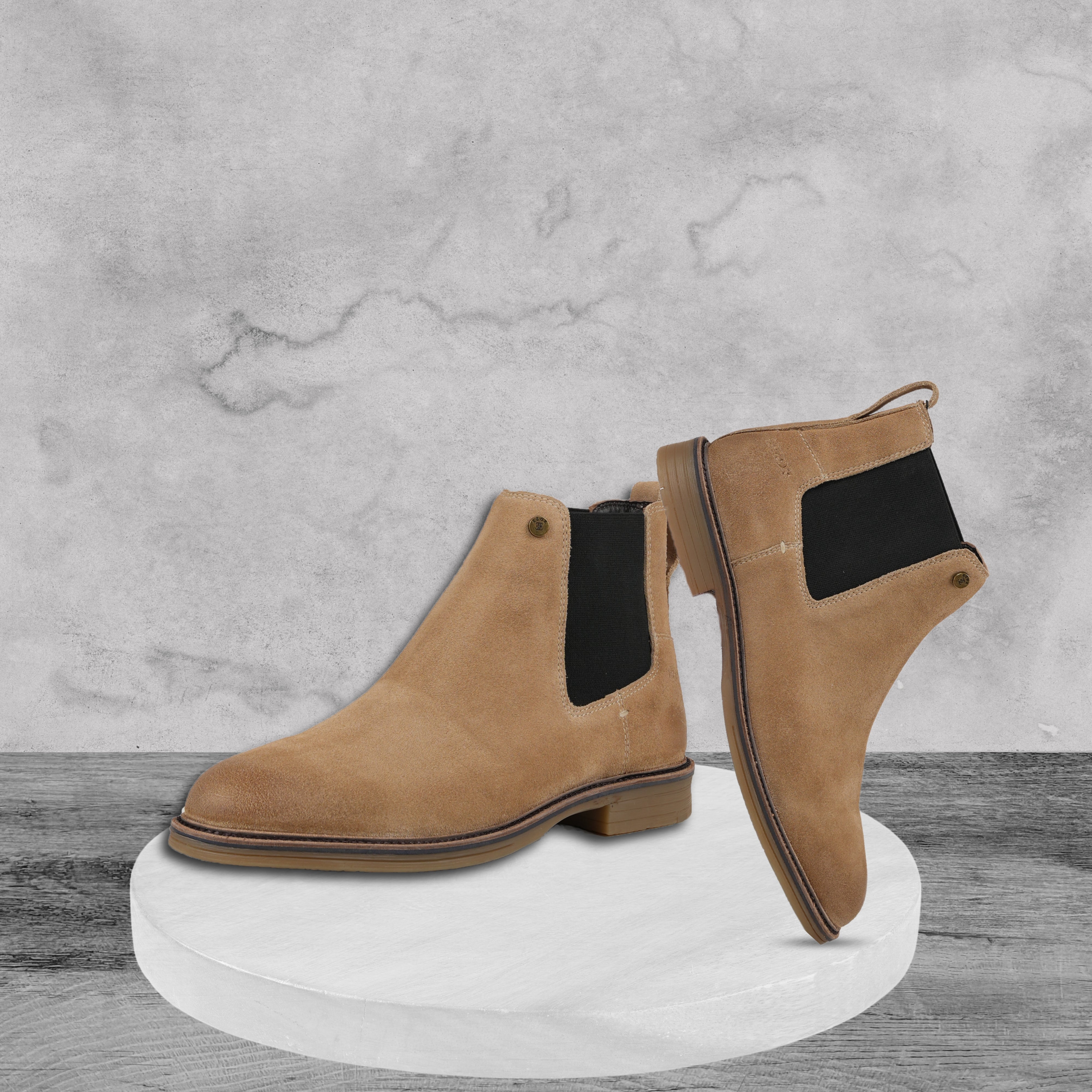 Ezok Leather Chelsea Boots For Men