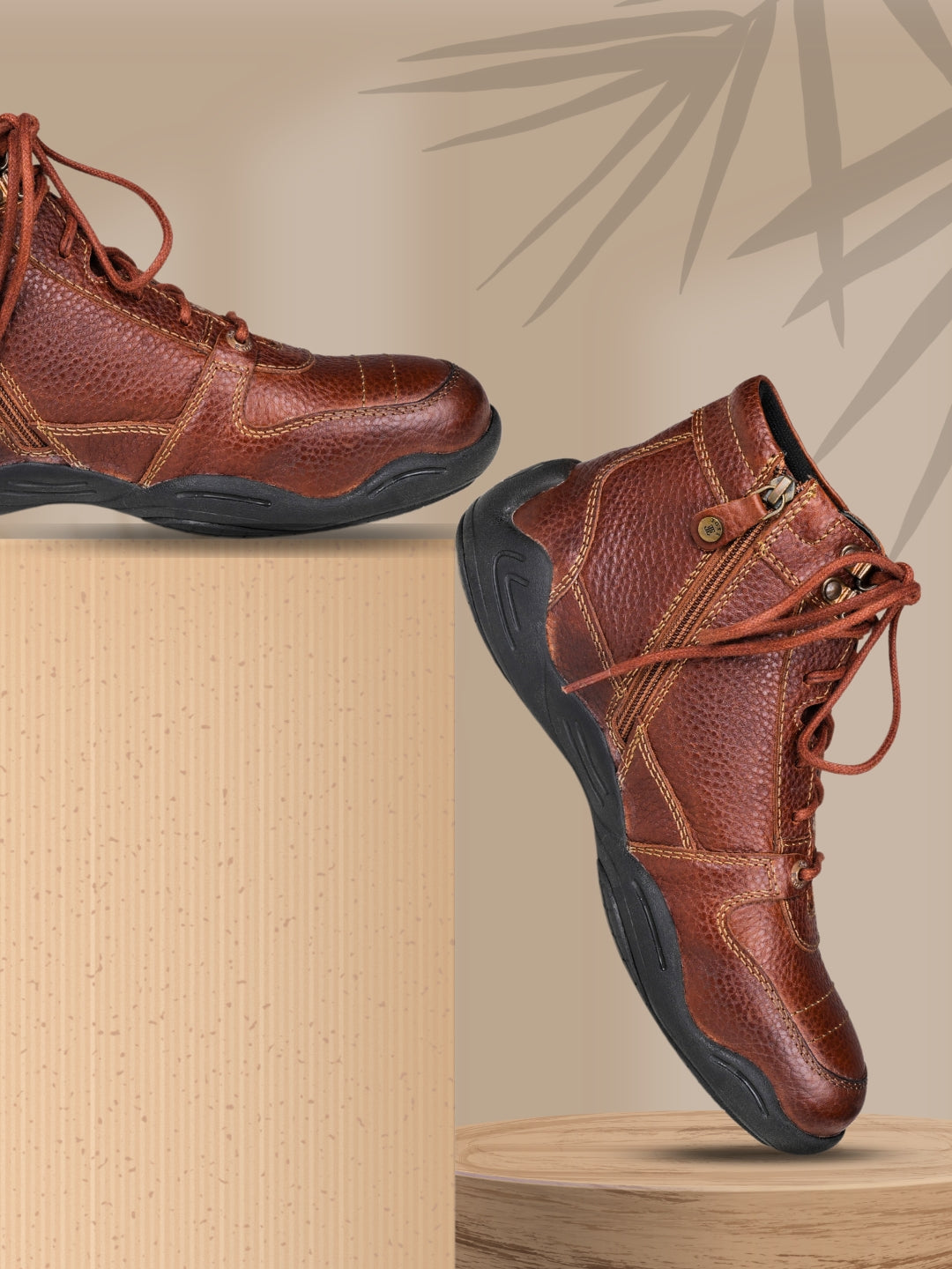 Ezok Leather Boots For Men