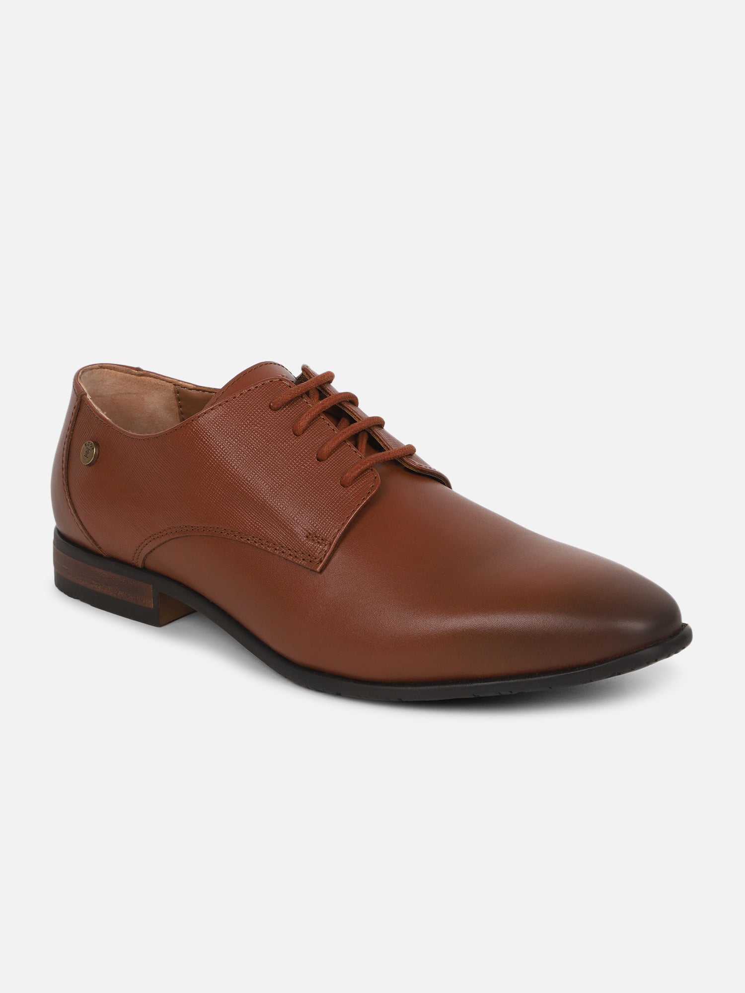 Ezok Men Formal Leather Shoes ( Tan )
