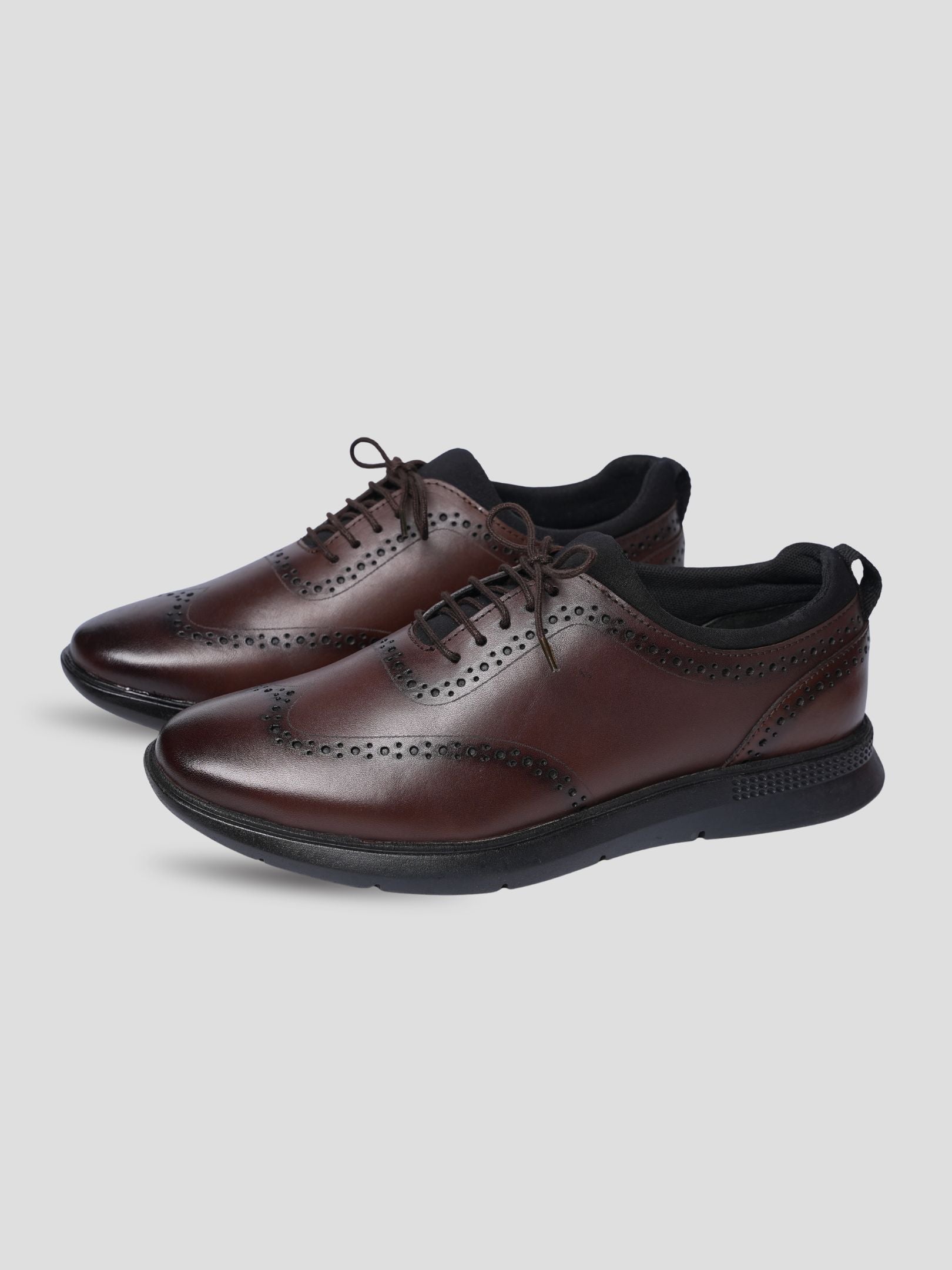 Ezok Men's Leather Casual Lace Up Shoes | Comfortable & Easy to Wear