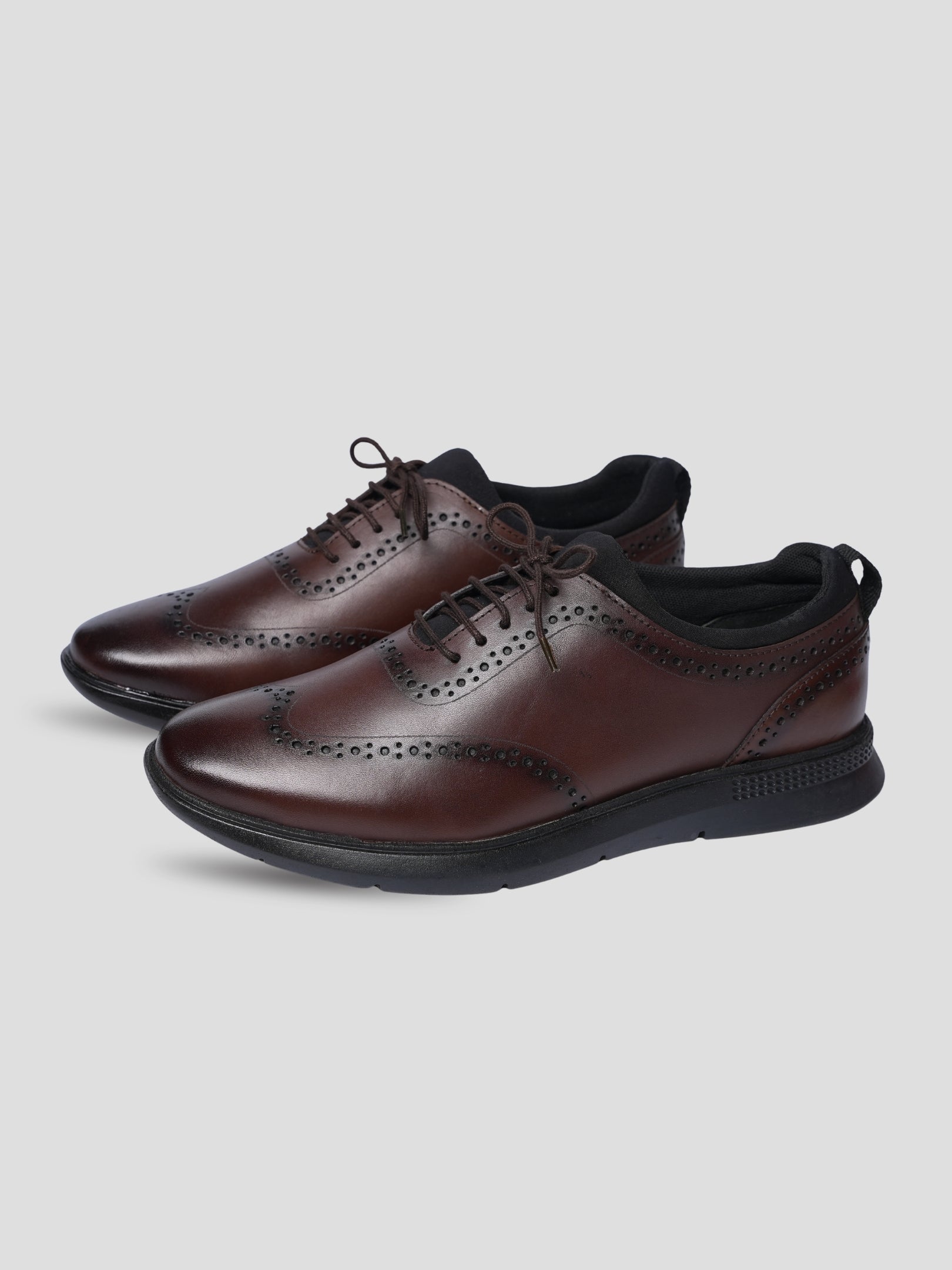 Ezok Men's Leather Casual Lace Up Shoes | Comfortable & Easy to Wear