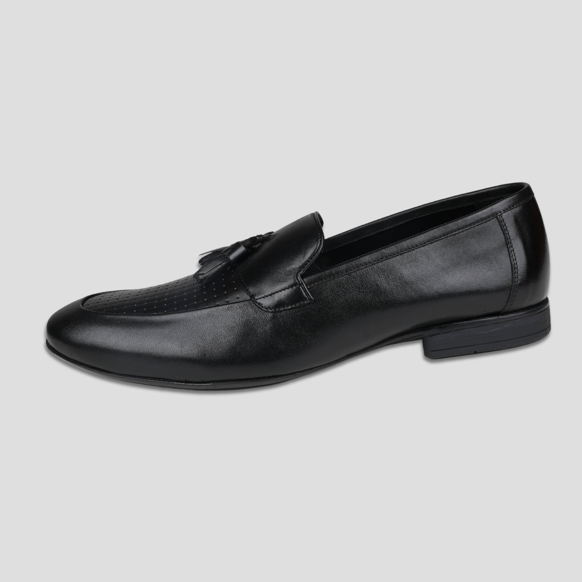 Ezok Leather Black formal Shoes For Men