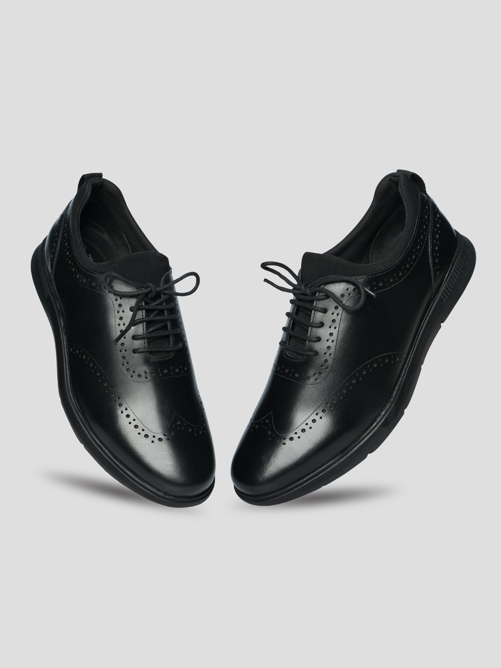 Ezok Men's Leather Casual Lace Up Shoes | Comfortable & Easy to Wear