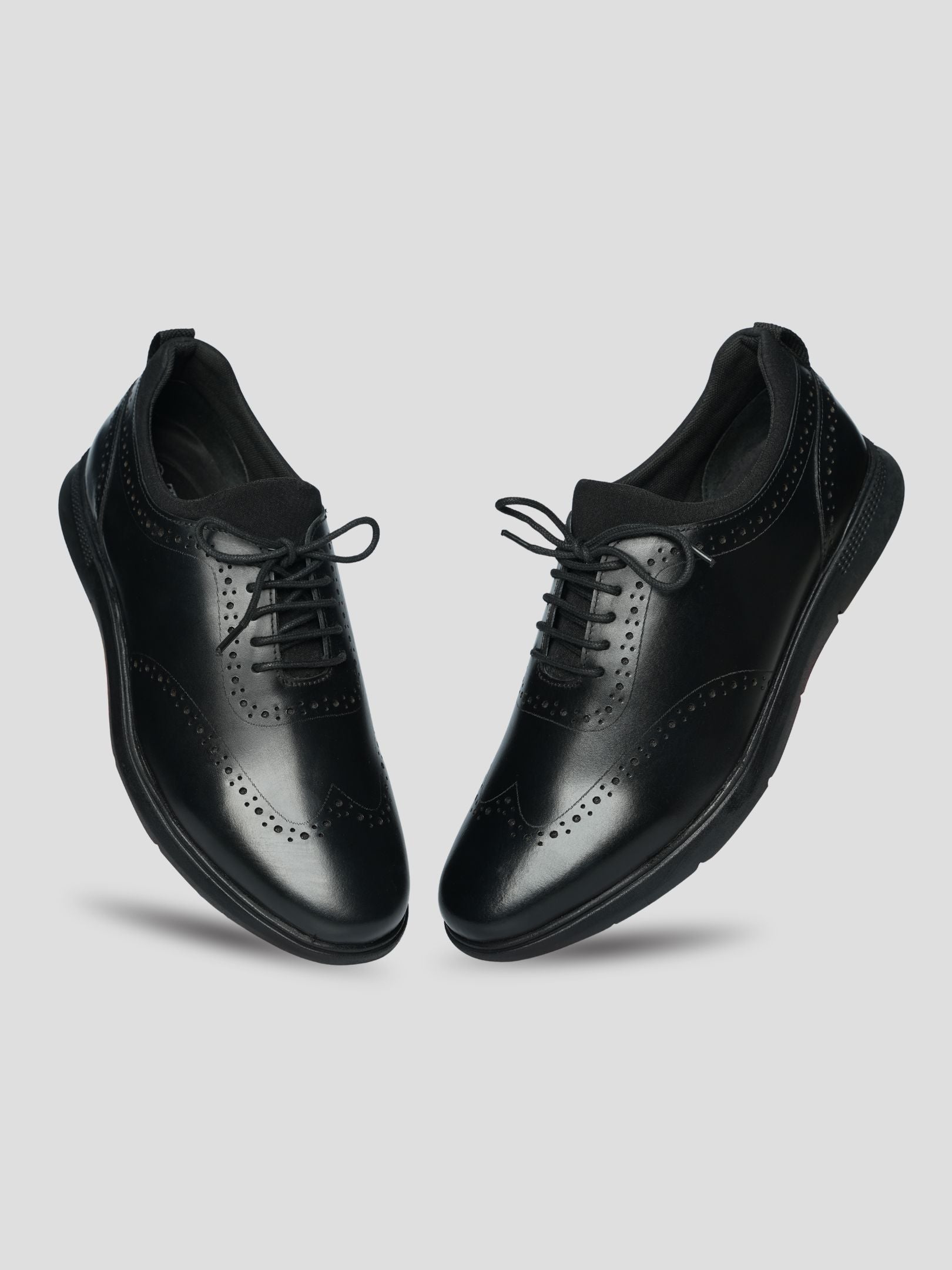 Ezok Men's Leather Casual Lace Up Shoes | Comfortable & Easy to Wear