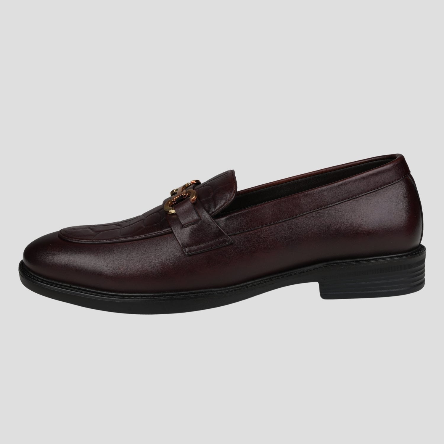 Ezok Leather Brown formal Shoes For Men