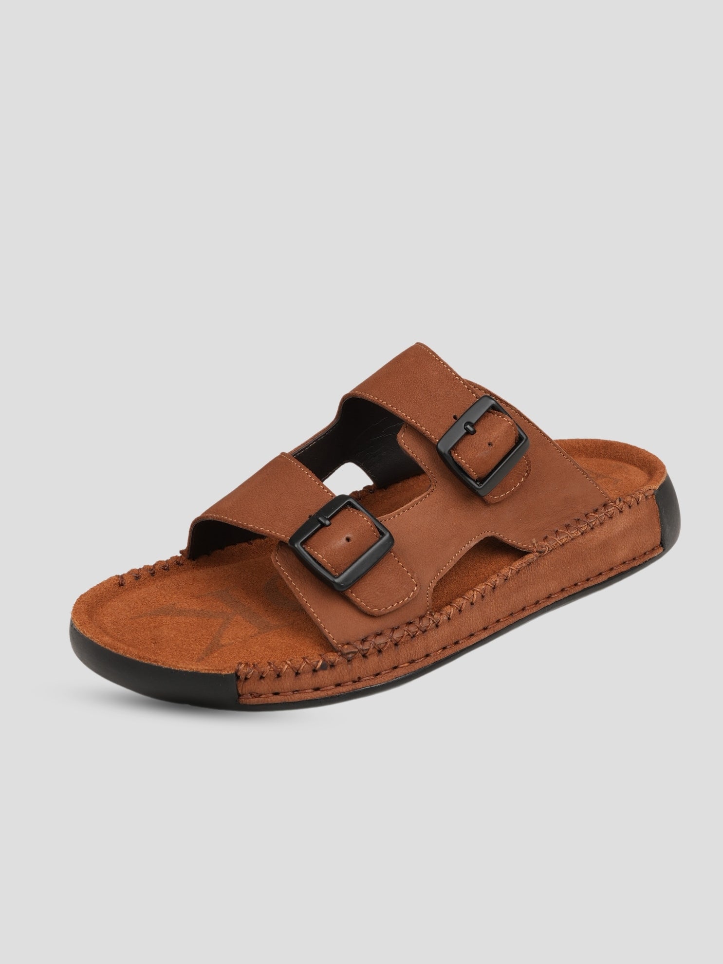 Ezok Men's Genuine Leather Sandals - Comfortable & Stylish Footwear