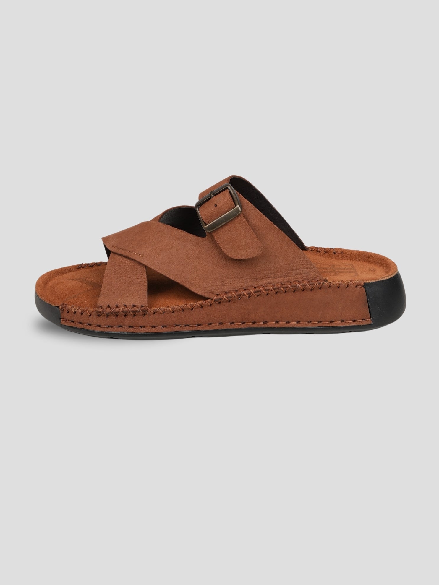 Ezok Men's Genuine Leather Sandals - Comfortable & Stylish Footwear