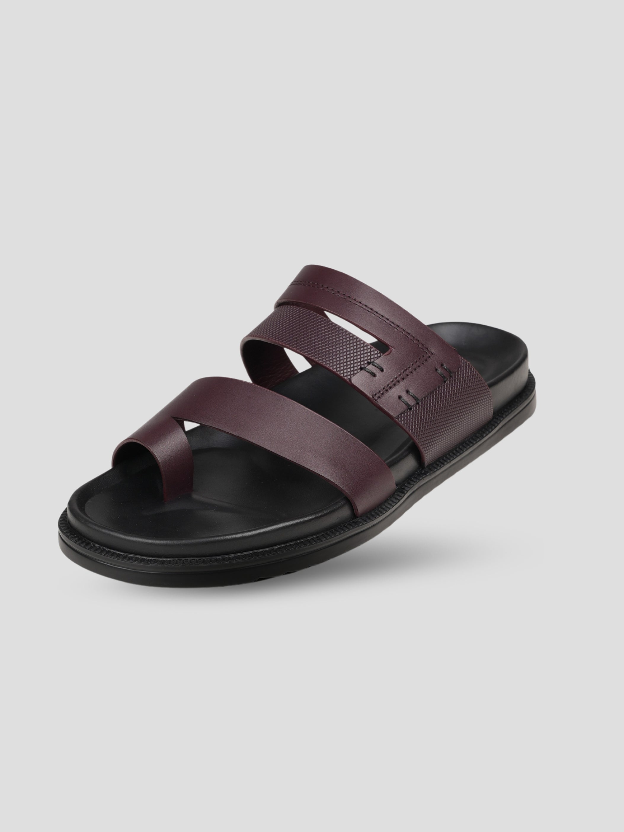 Ezok Men's Genuine Leather Sandals - Comfortable & Stylish Footwear