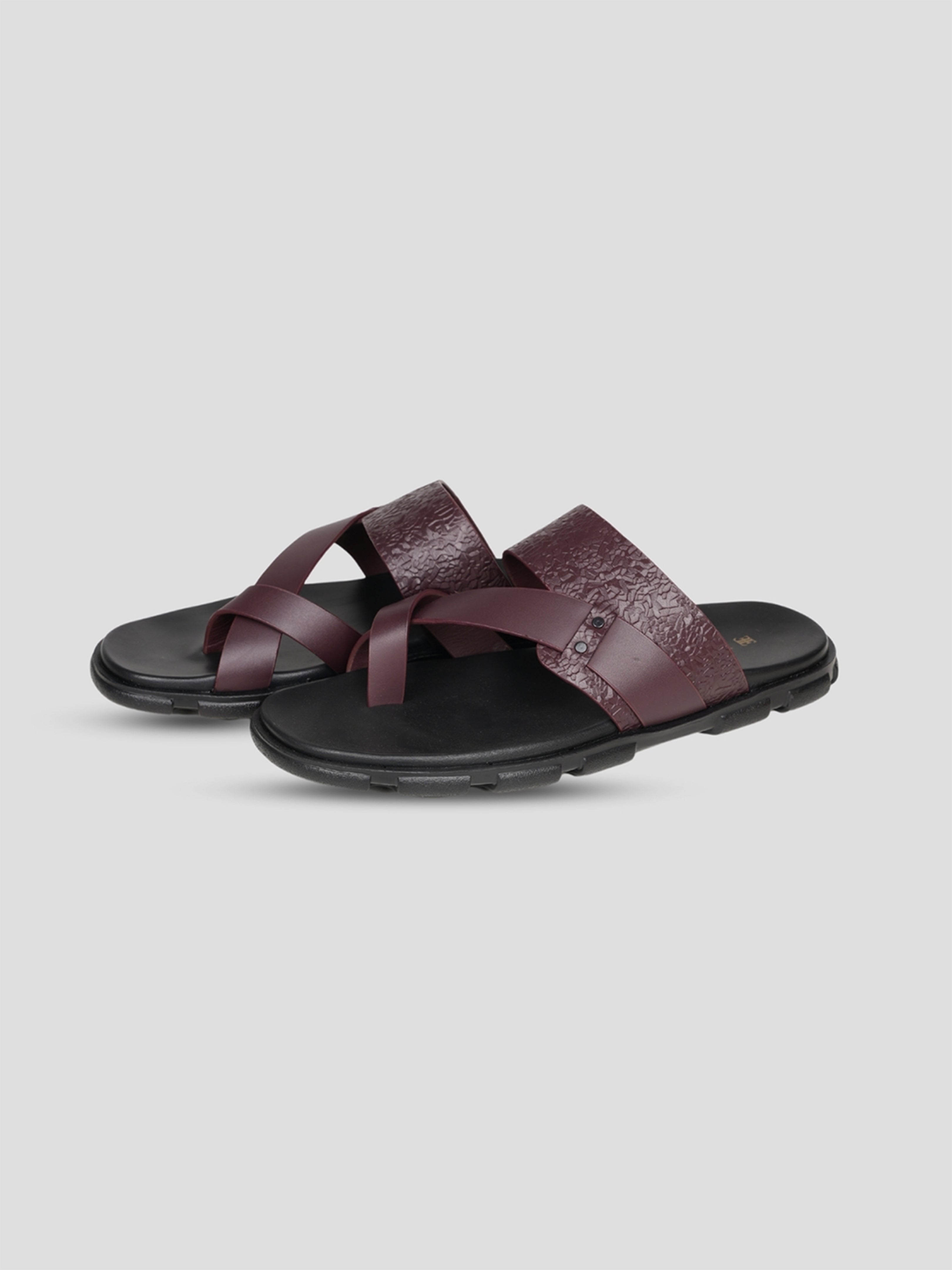 Ezok Men's Genuine Leather Sandals - Comfortable & Stylish Footwear
