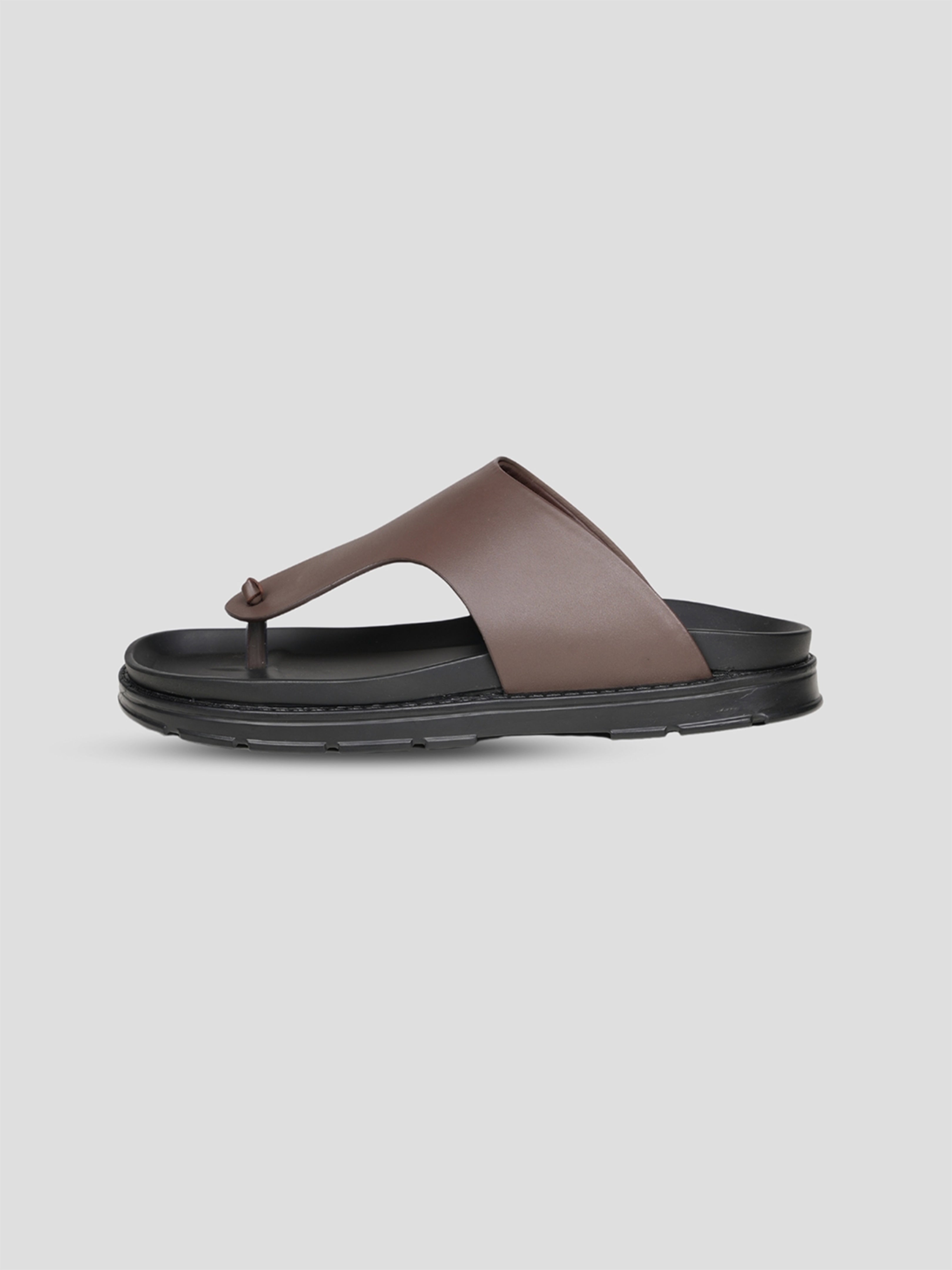 Ezok Men's Genuine Leather Sandals - Comfortable & Stylish Footwear