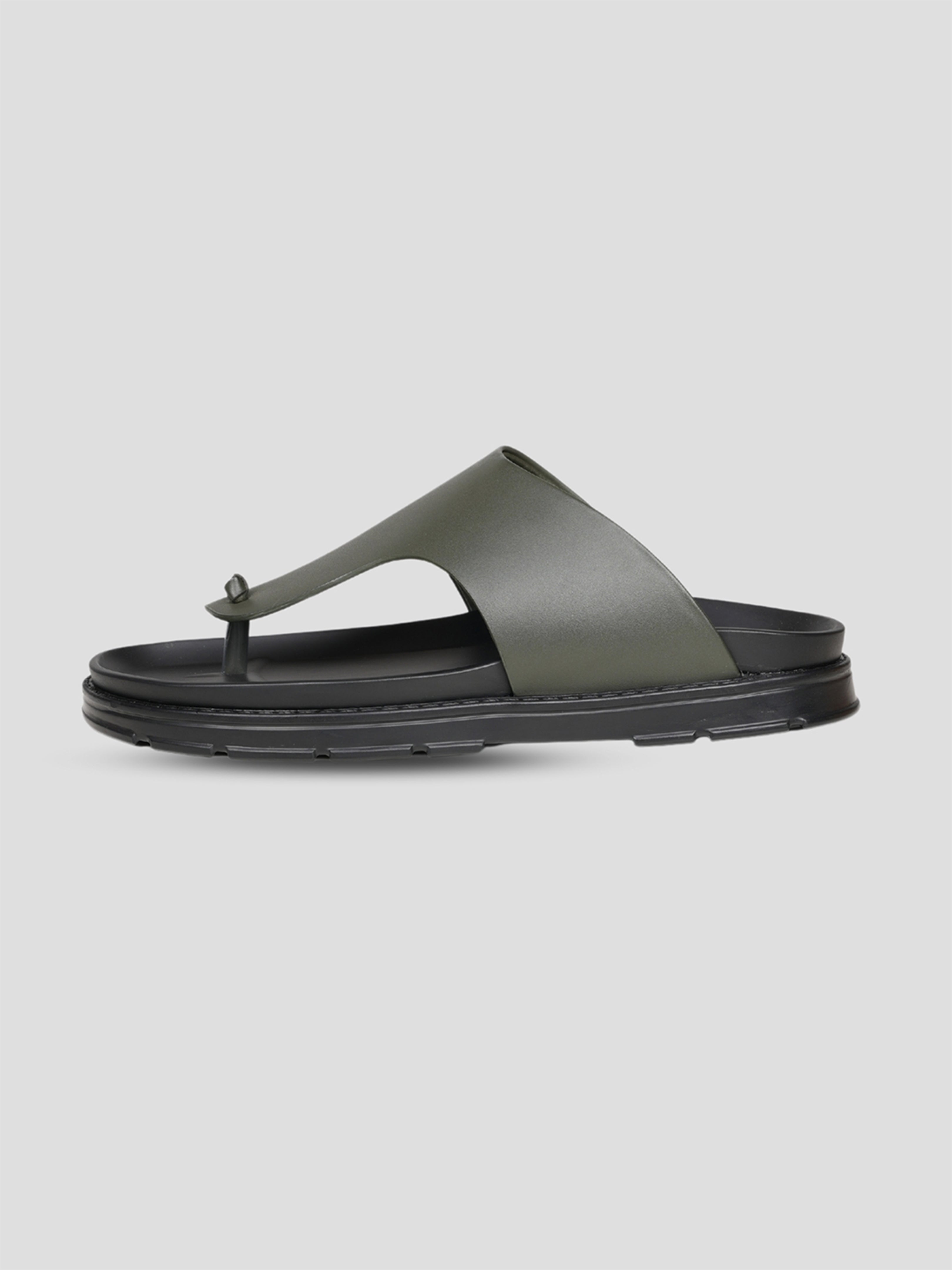 Ezok Men's Genuine Leather Sandals - Comfortable & Stylish Footwear
