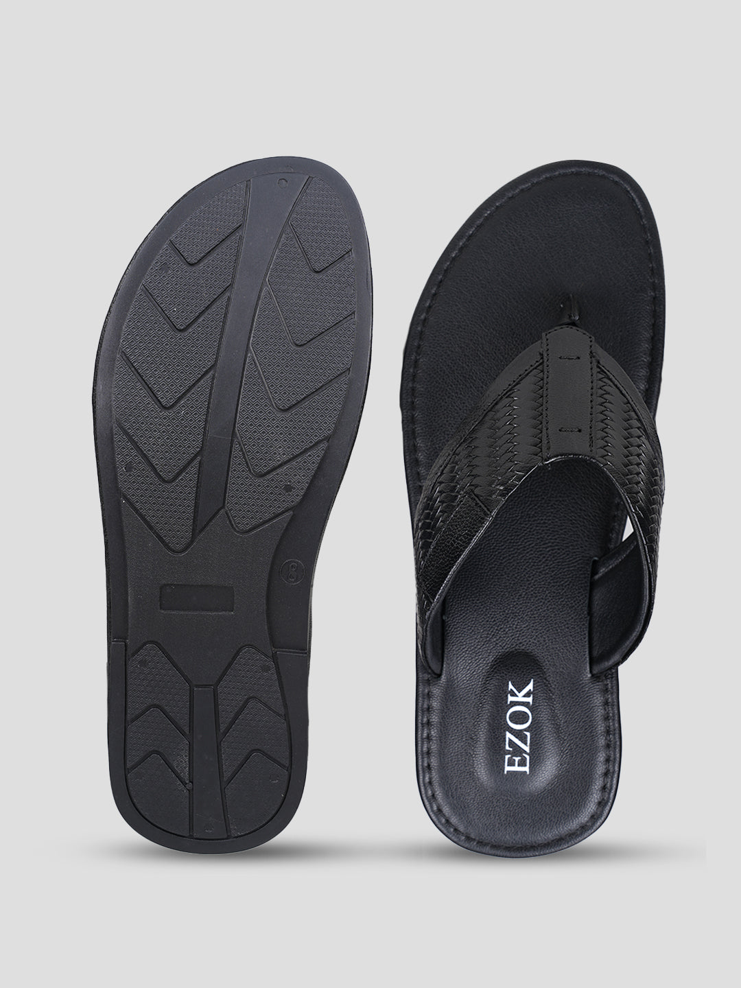 Ezok Men’s Leather Sandals Stylish & Comfortable Summer Sandals