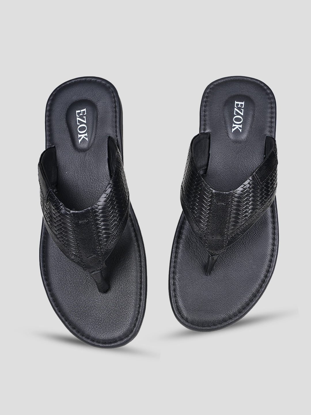 Ezok Men’s Leather Sandals Stylish & Comfortable Summer Sandals