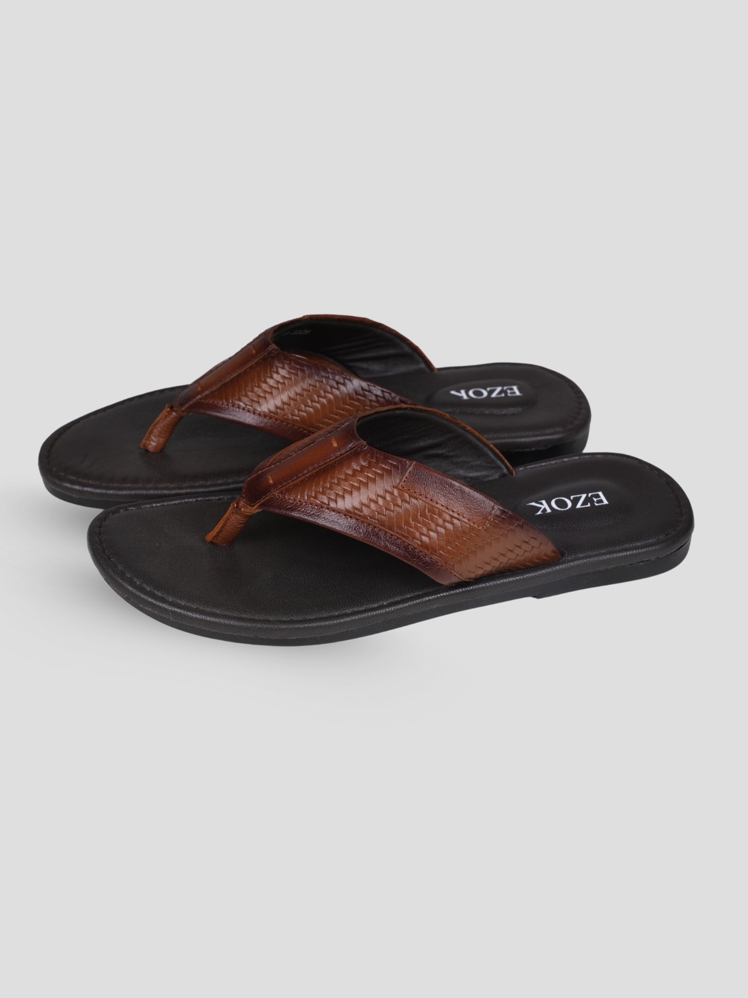 Ezok Men’s Leather Sandals Stylish & Comfortable Summer Sandals