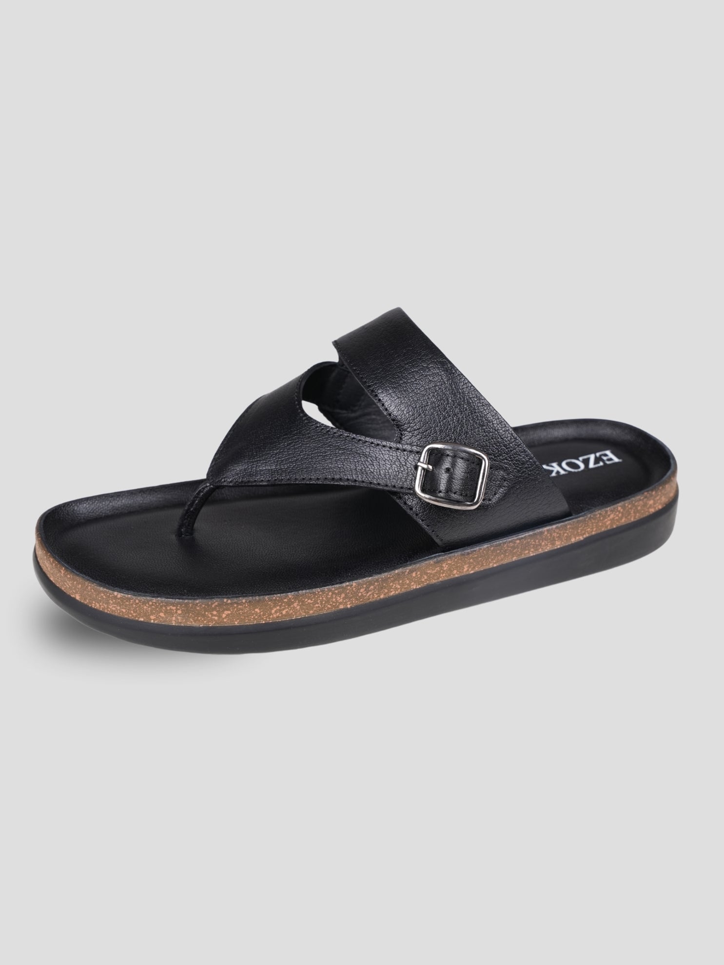 Ezok Men's Genuine Leather Sandals Comfortable, Stylish, and Durable Footwear for Summer