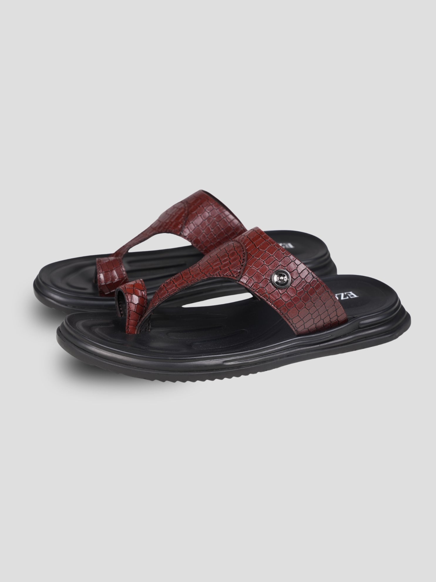 Ezok Men's Genuine Leather Sandals Comfortable, Stylish, and Durable Footwear for Summer