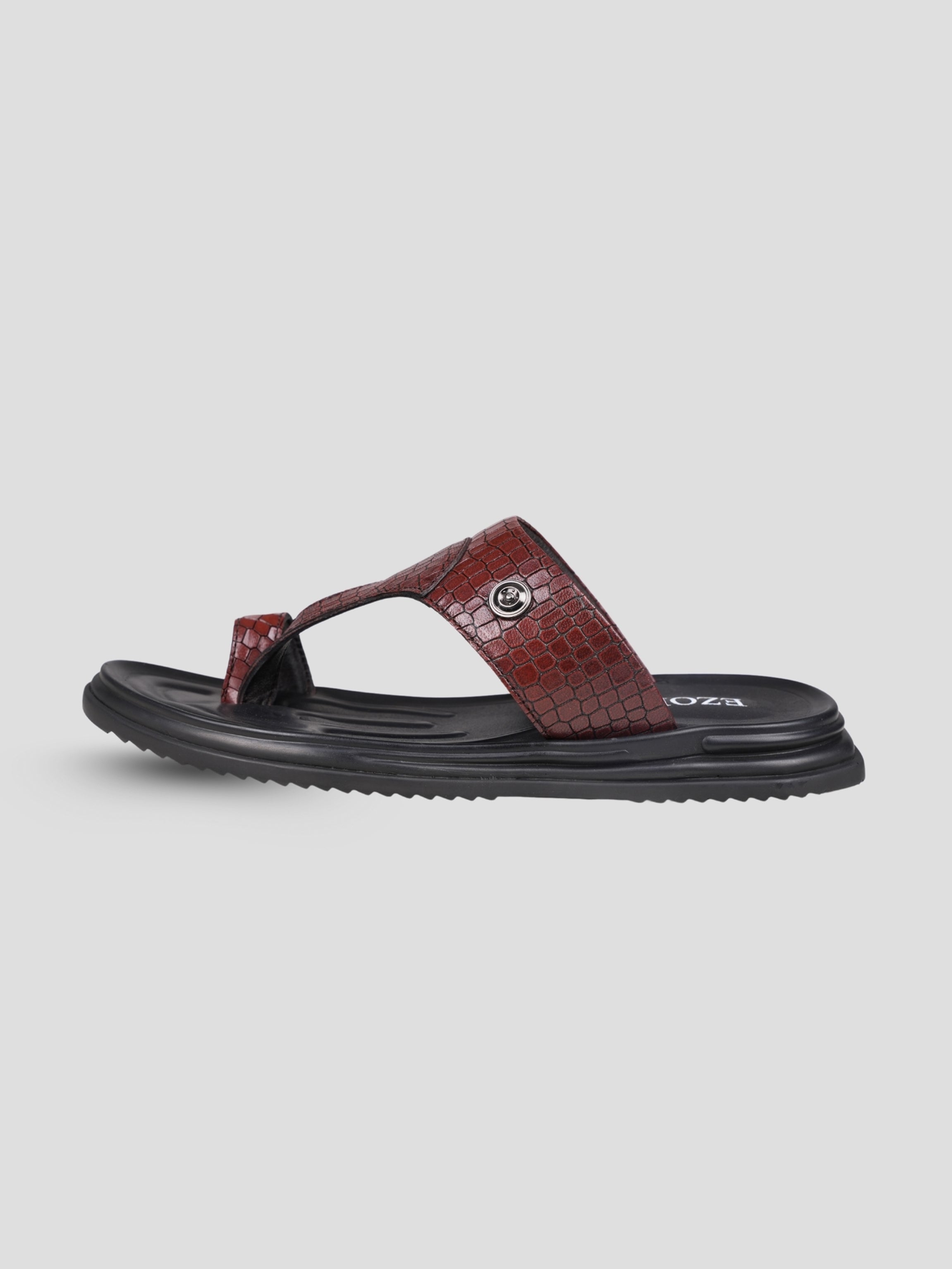 Ezok Men's Genuine Leather Sandals Comfortable, Stylish, and Durable Footwear for Summer