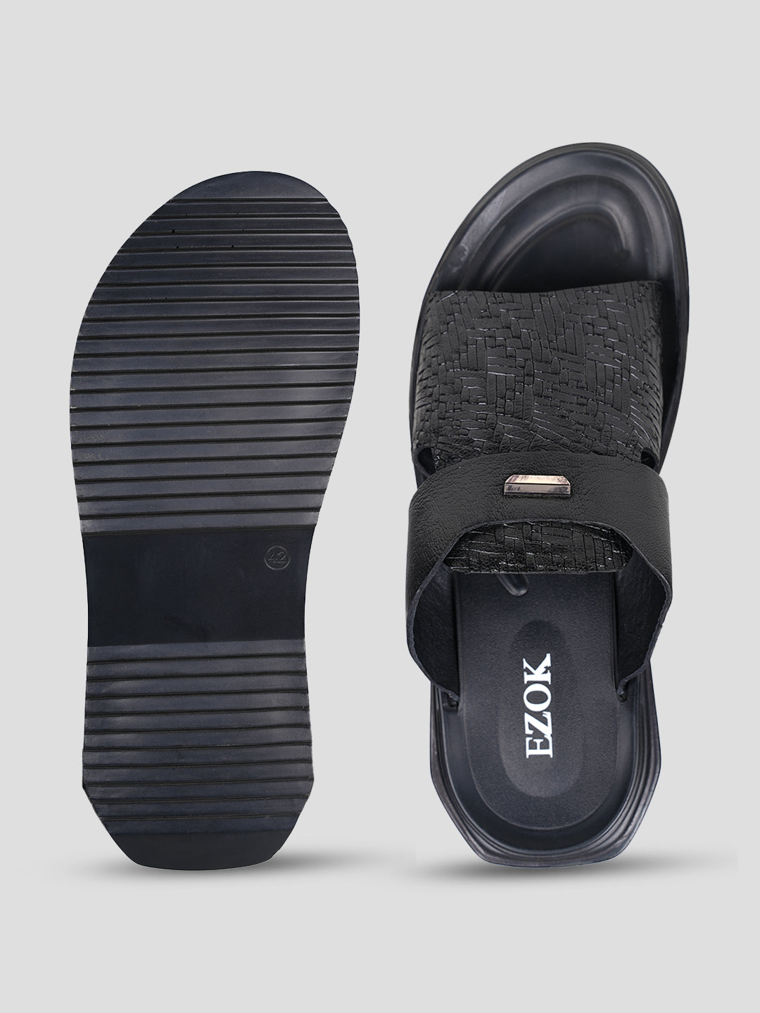 Ezok Men's Genuine Leather Sandals Comfortable, Stylish, and Durable Footwear for Summer