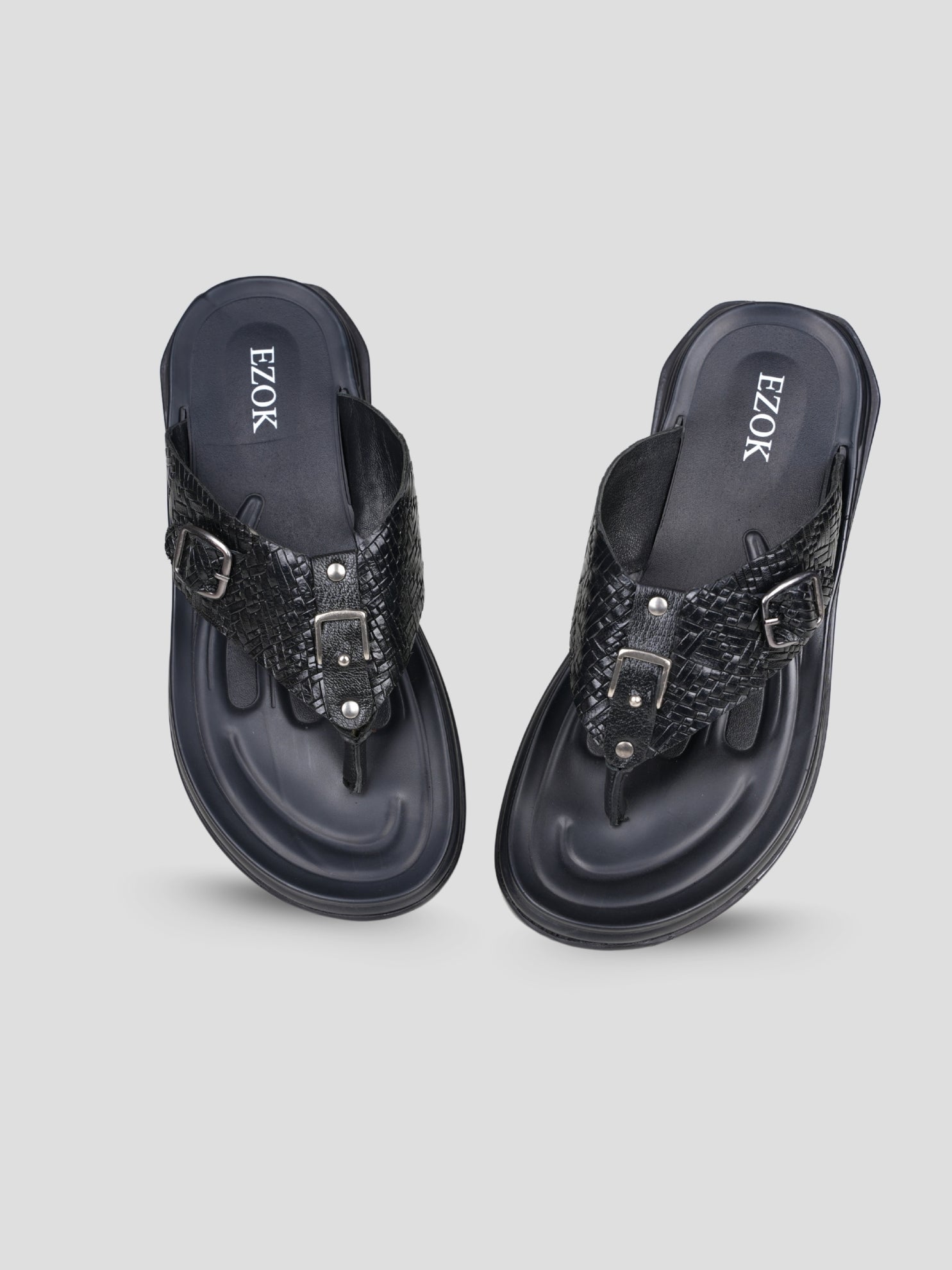 Ezok Men's Genuine Leather Sandals Comfortable, Stylish, and Durable Footwear for Summer