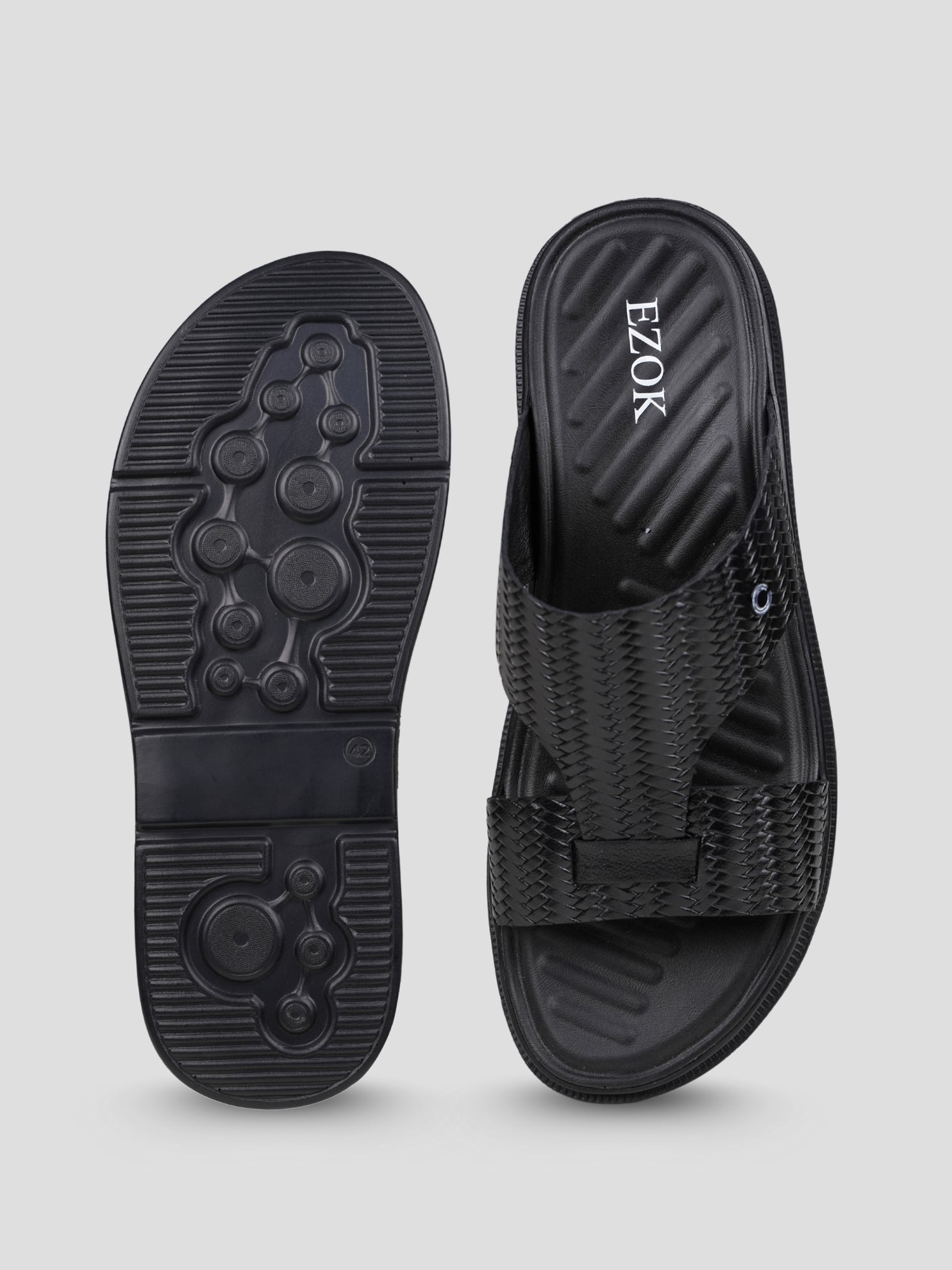 Ezok Men's Genuine Leather Sandals Comfortable, Stylish, and Durable Footwear for Summer