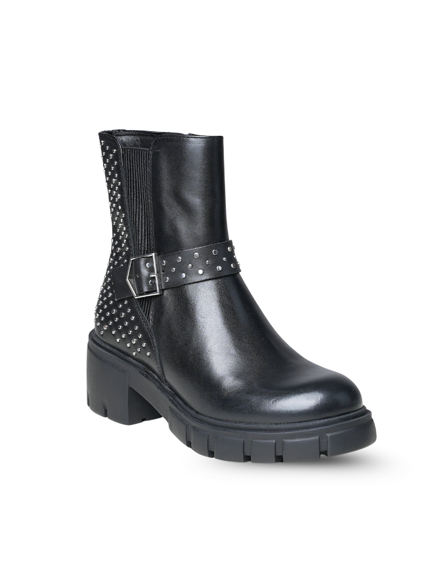 Ezok Women's Casual Leather Boots | Stylish Lace-Up Design with Cushioned Insole | Durable, Comfortable & Trendy for Daily Wear