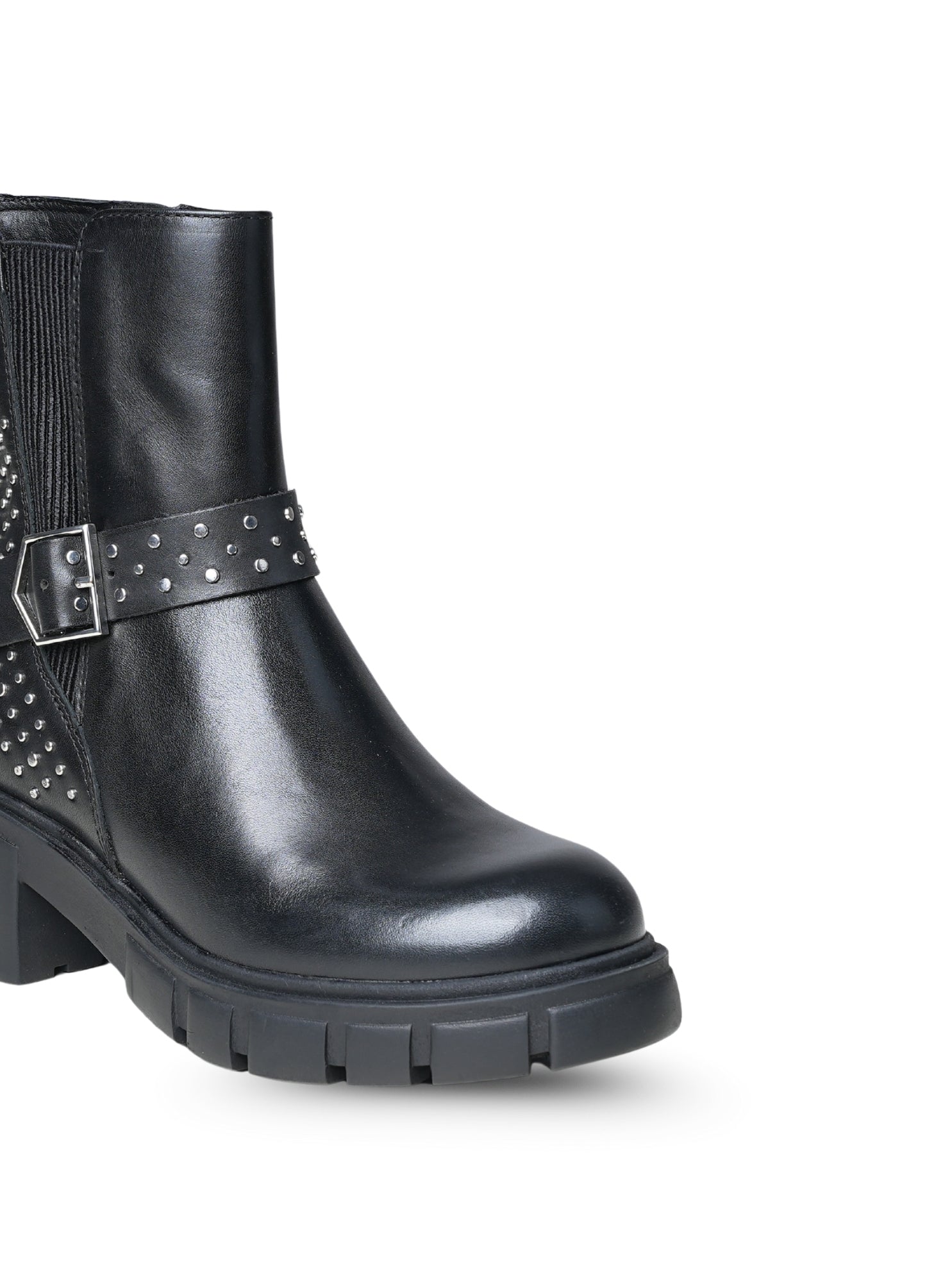 Ezok Women's Casual Leather Boots | Stylish Lace-Up Design with Cushioned Insole | Durable, Comfortable & Trendy for Daily Wear