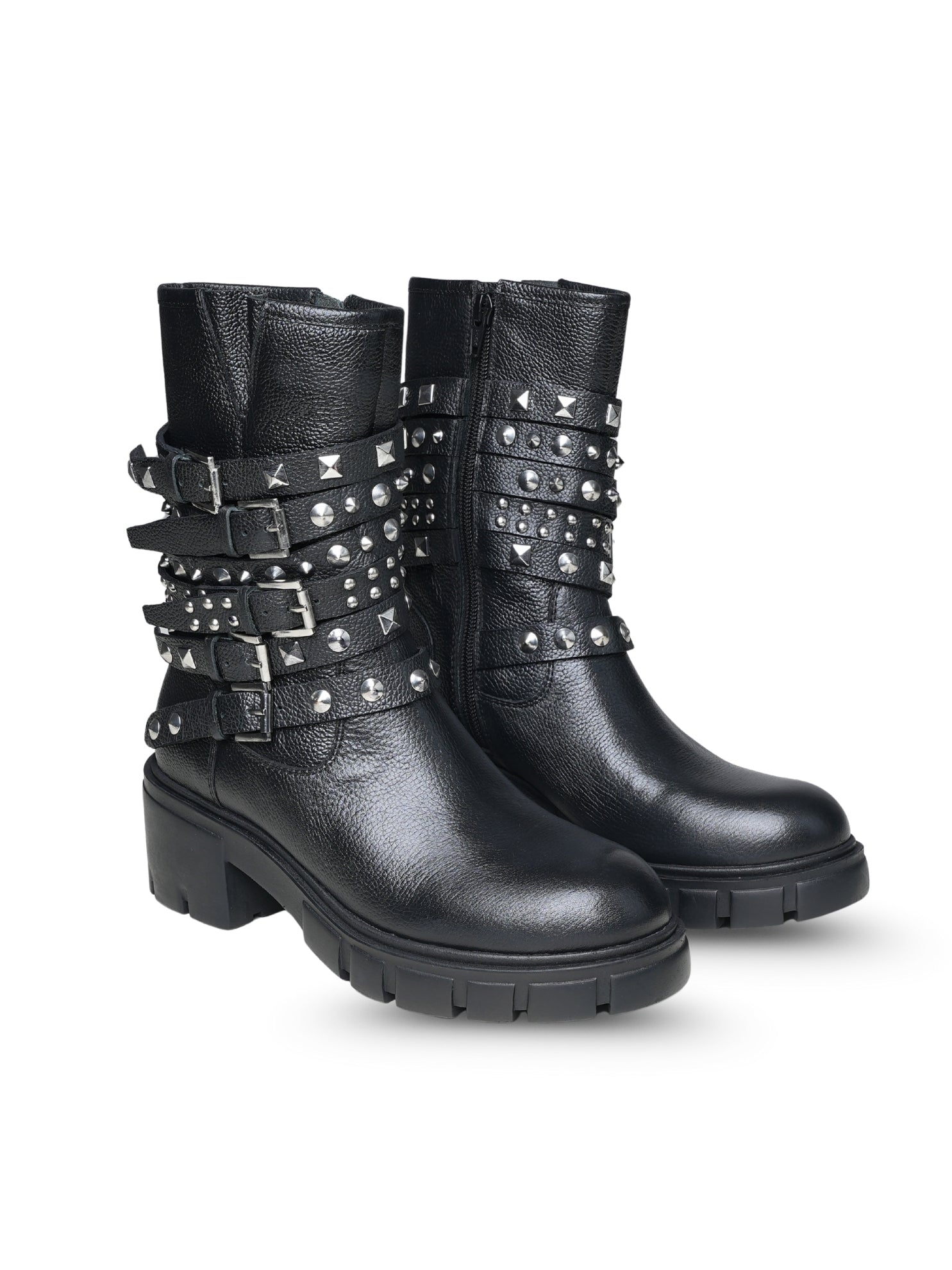 Ezok Women's Casual Leather Boots | Stylish Lace-Up Design with Cushioned Insole | Durable, Comfortable & Trendy for Daily Wear