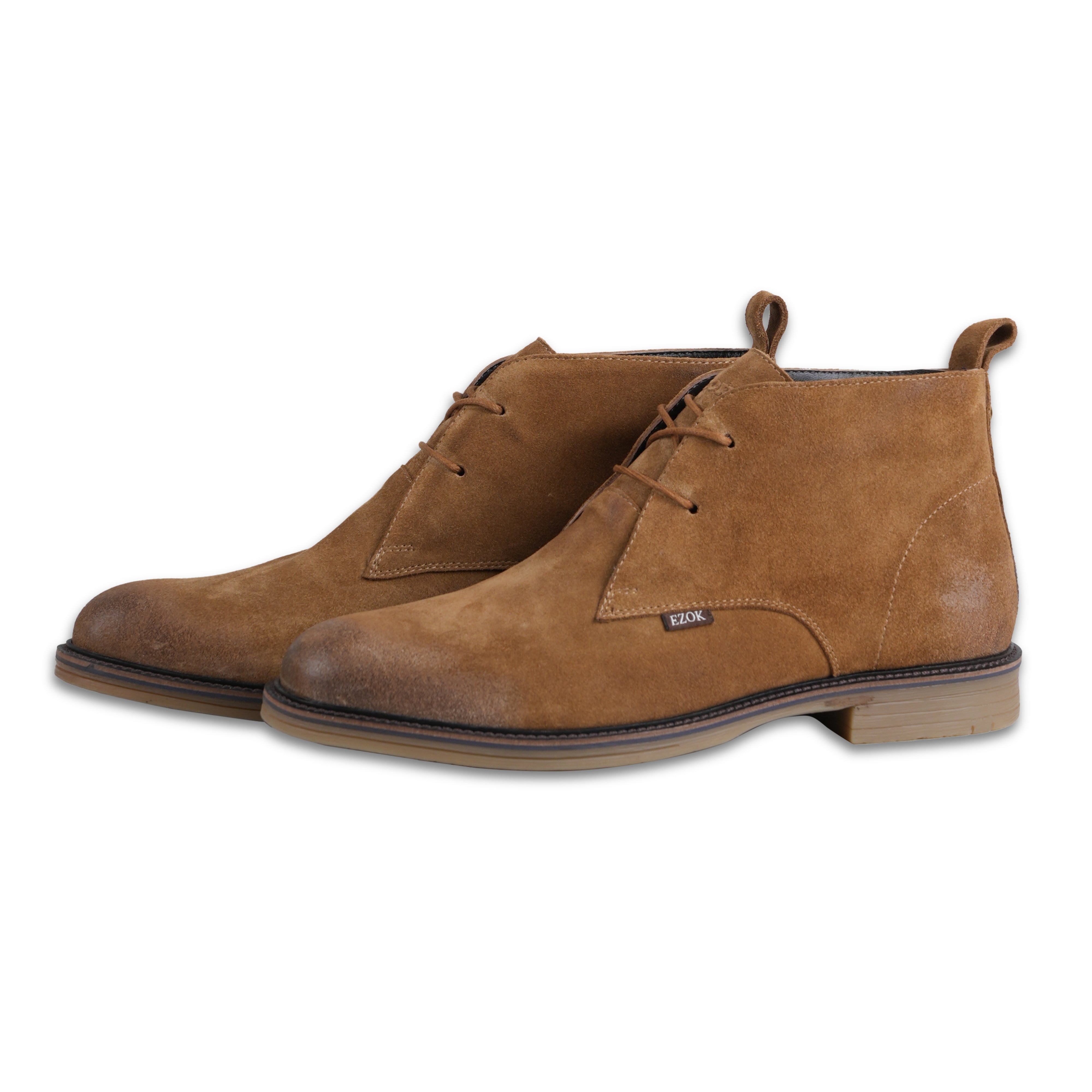 Ezok Leather Chukka Boots for Men