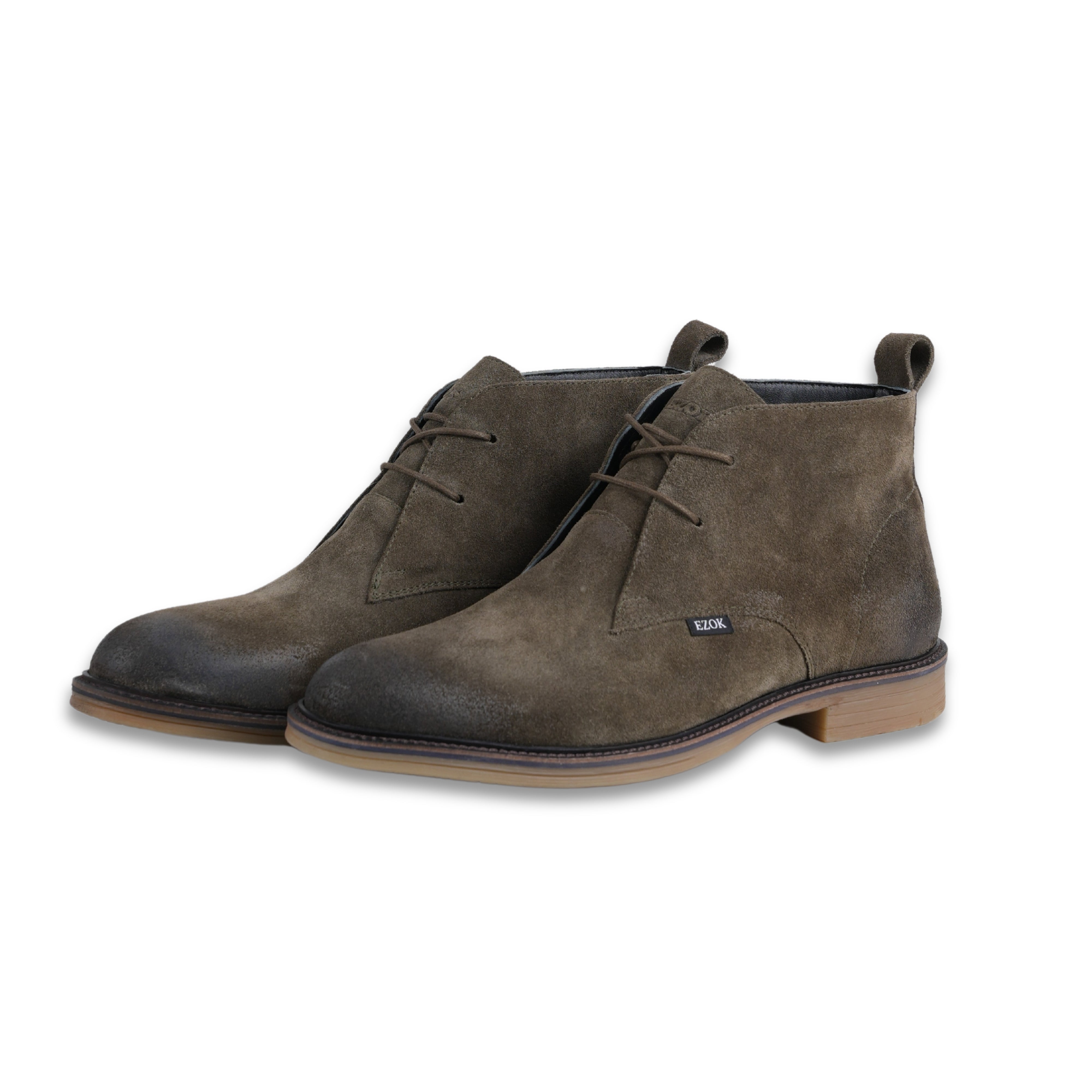 Ezok Leather Chukka Boots for Men