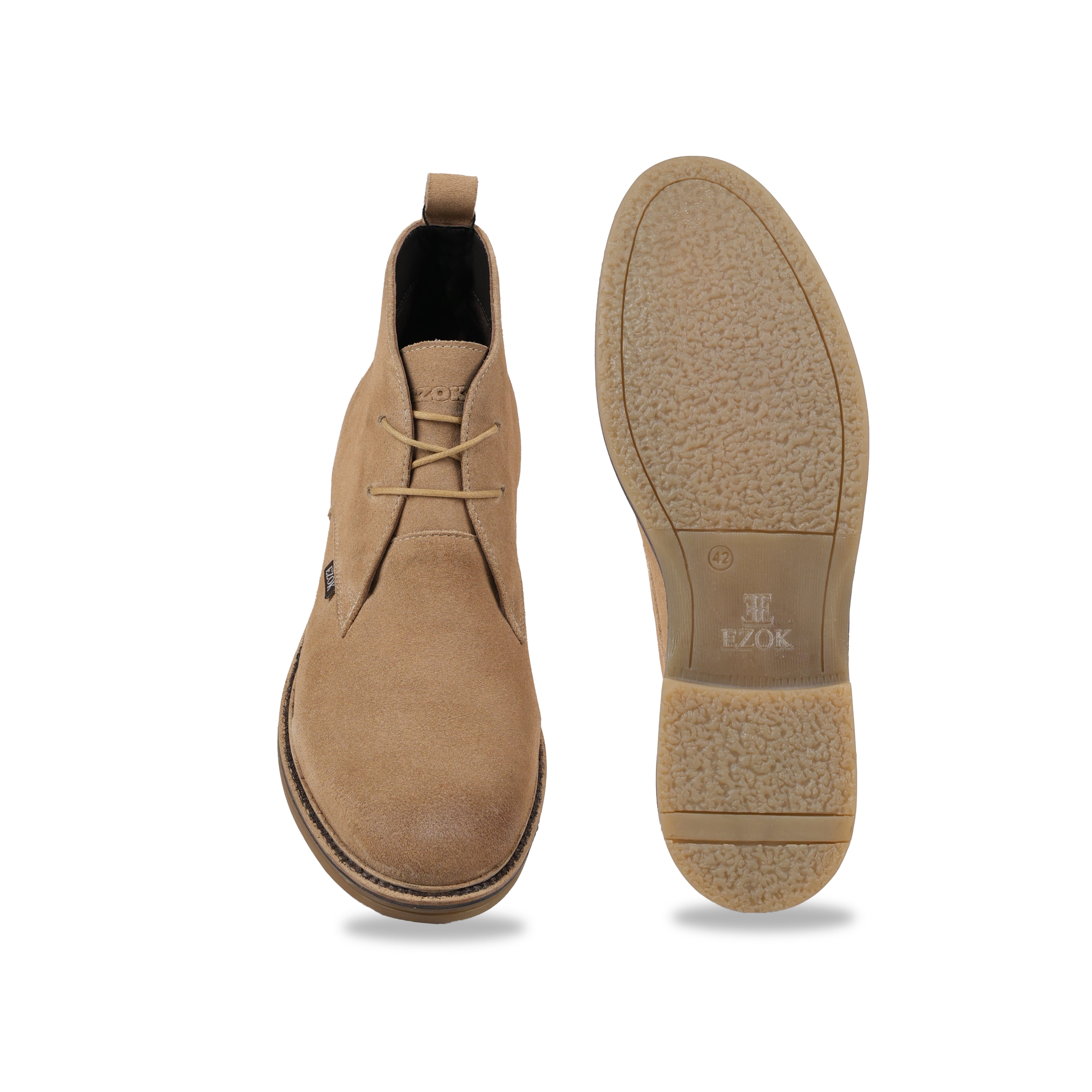 Ezok Leather Chukka Boots for Men