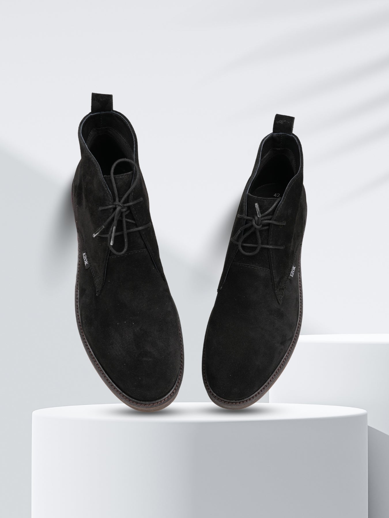 Ezok Leather Chukka Boots for Men