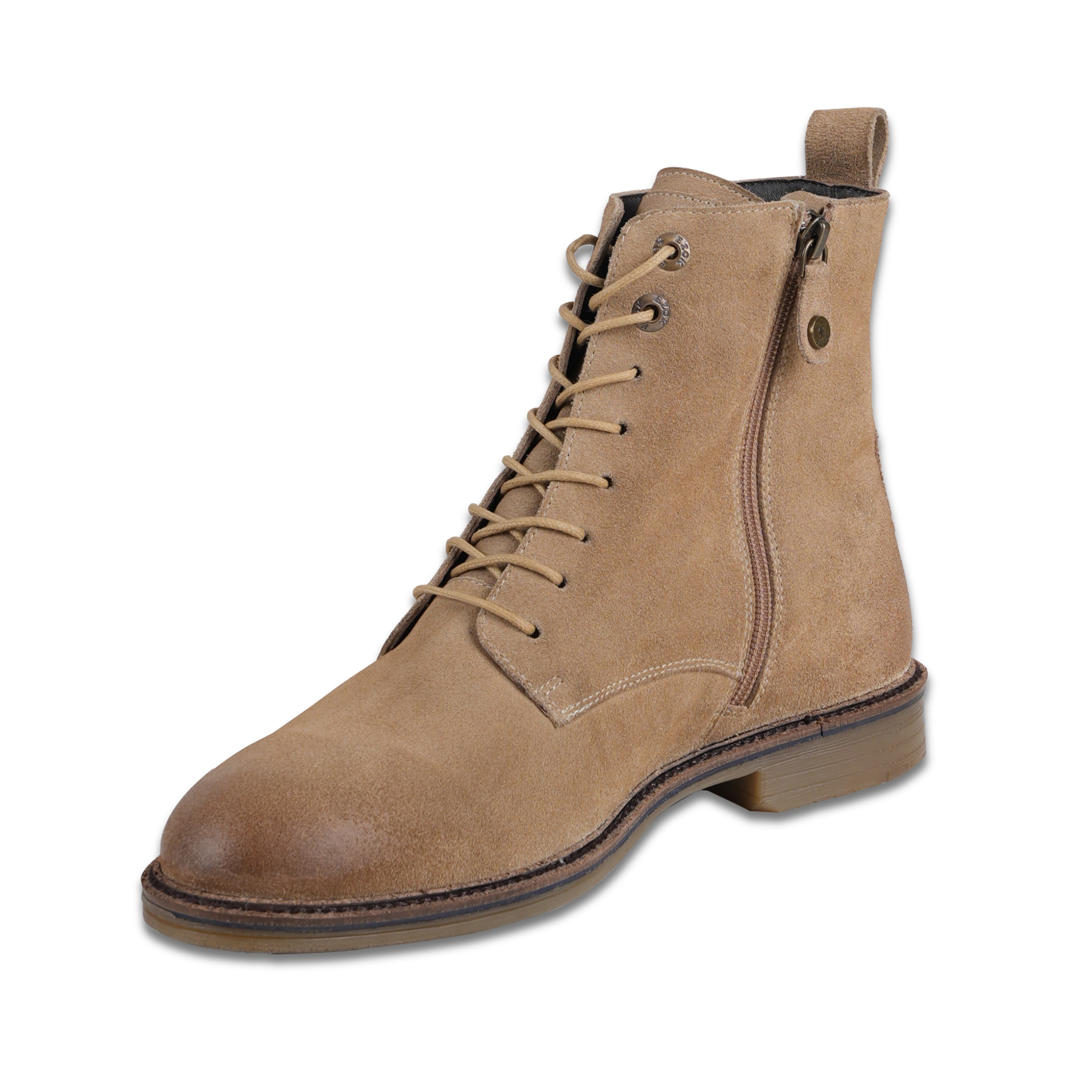 Ezok Leather ZIPPER ANKLE Boots for Men