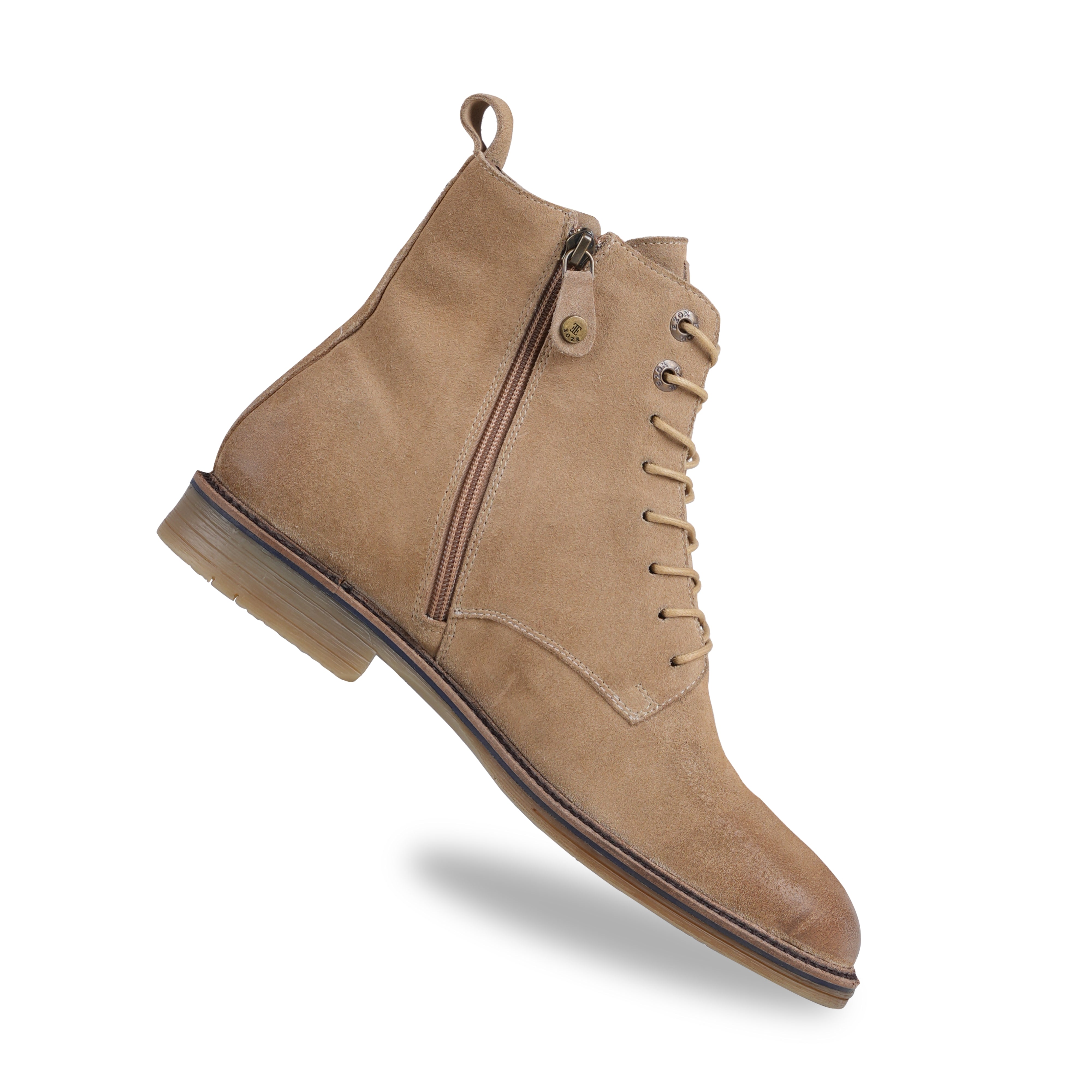 Ezok Leather ZIPPER ANKLE Boots for Men