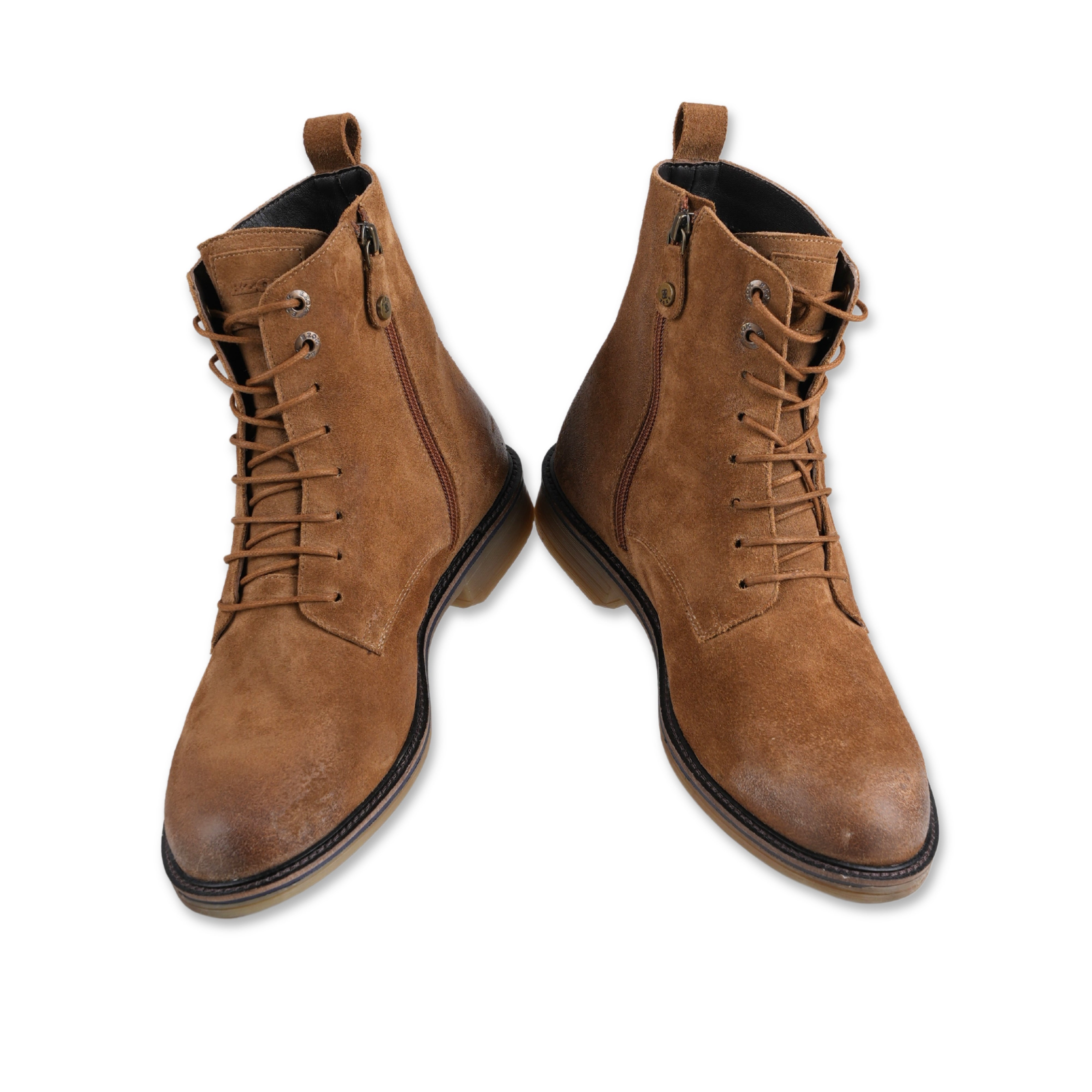 Ezok Leather ZIPPER ANKLE Boots for Men